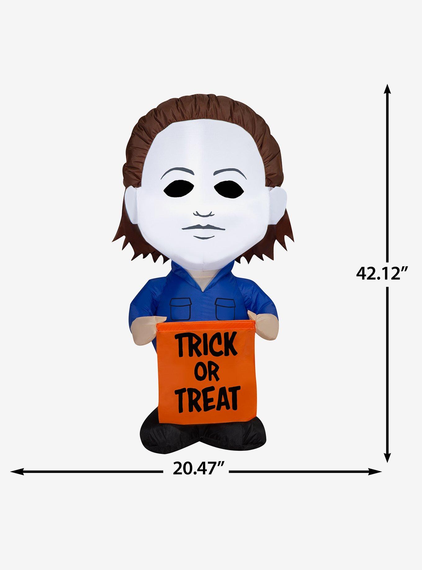 Halloween Michael Myers Inflatable with Trick-or-Treat Bag Airblown, , alternate - view 4