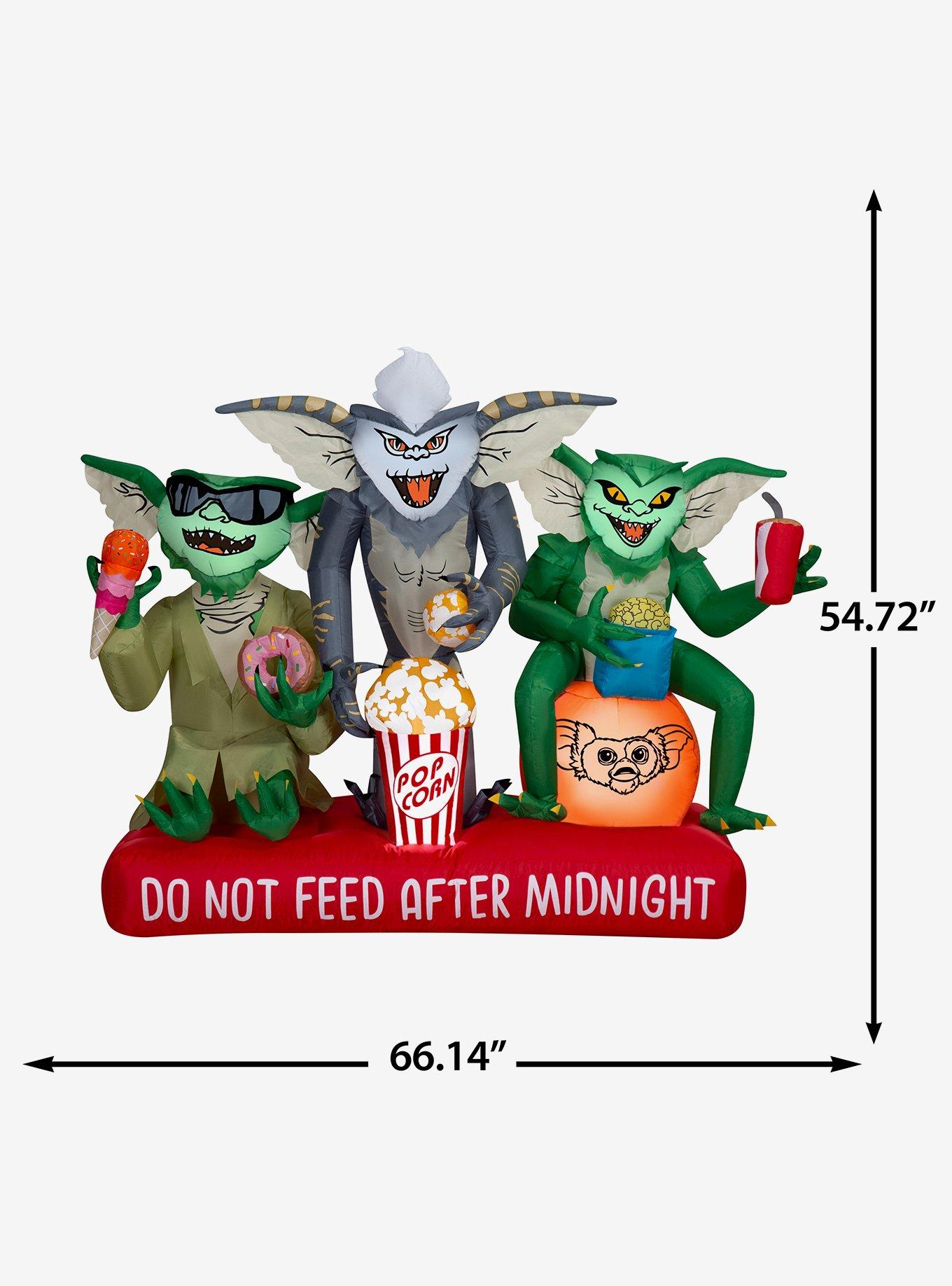 Gremlins Inflatable Scene with Movie Snacks and Sign Airblown, , alternate - view 4