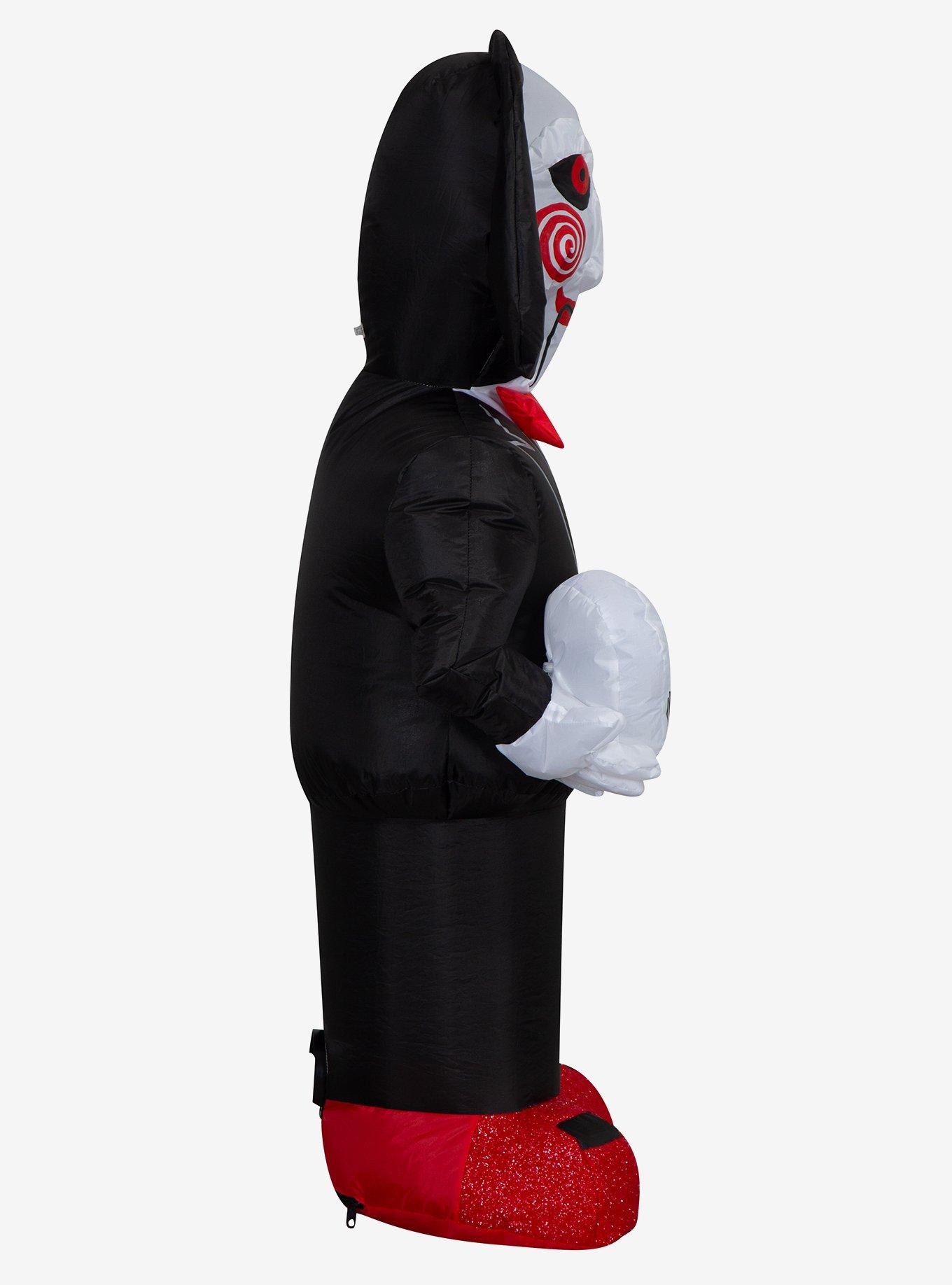 Saw Billy The Puppet Inflatable Holding Skull Airblown, , alternate - view 3