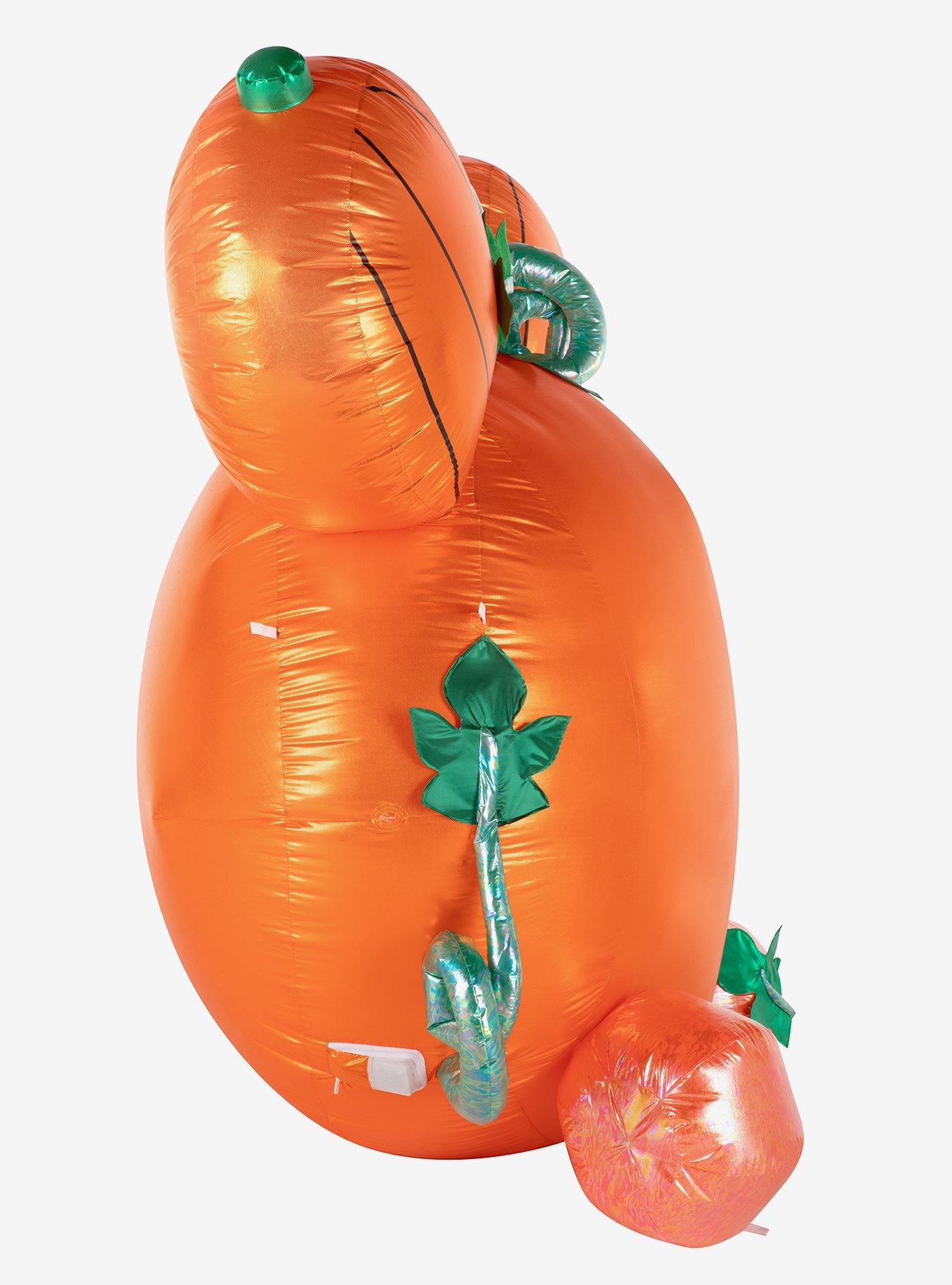 Disney Mickey Mouse Pumpkin Inflatable with Emote Glow Face and Monster Mash Airblown, , alternate - view 3