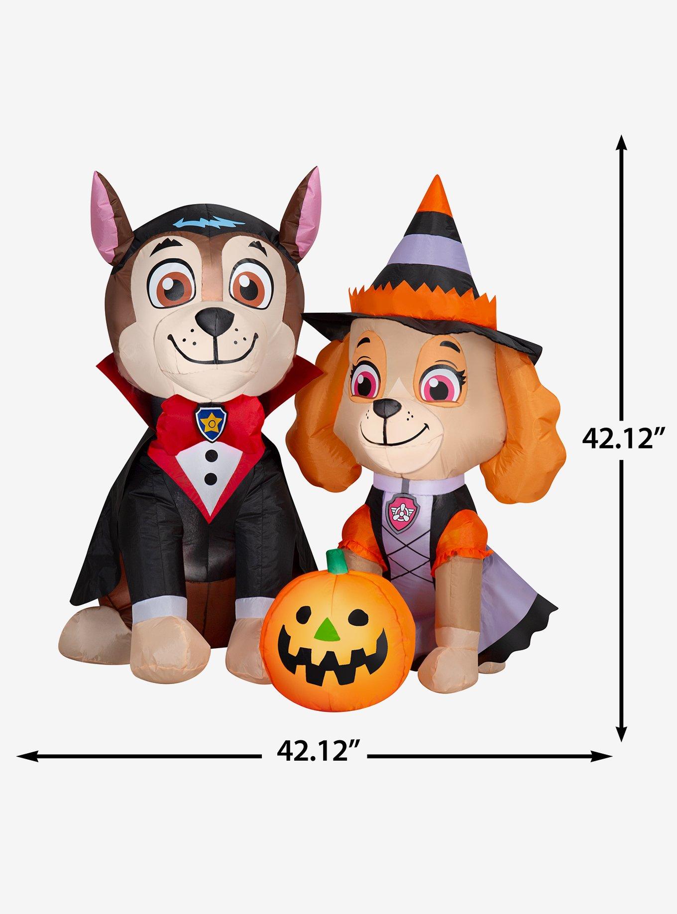 Paw Patrol Inflatable Scene with Vampire Chase and Witch Skye Airblown, , alternate - view 4