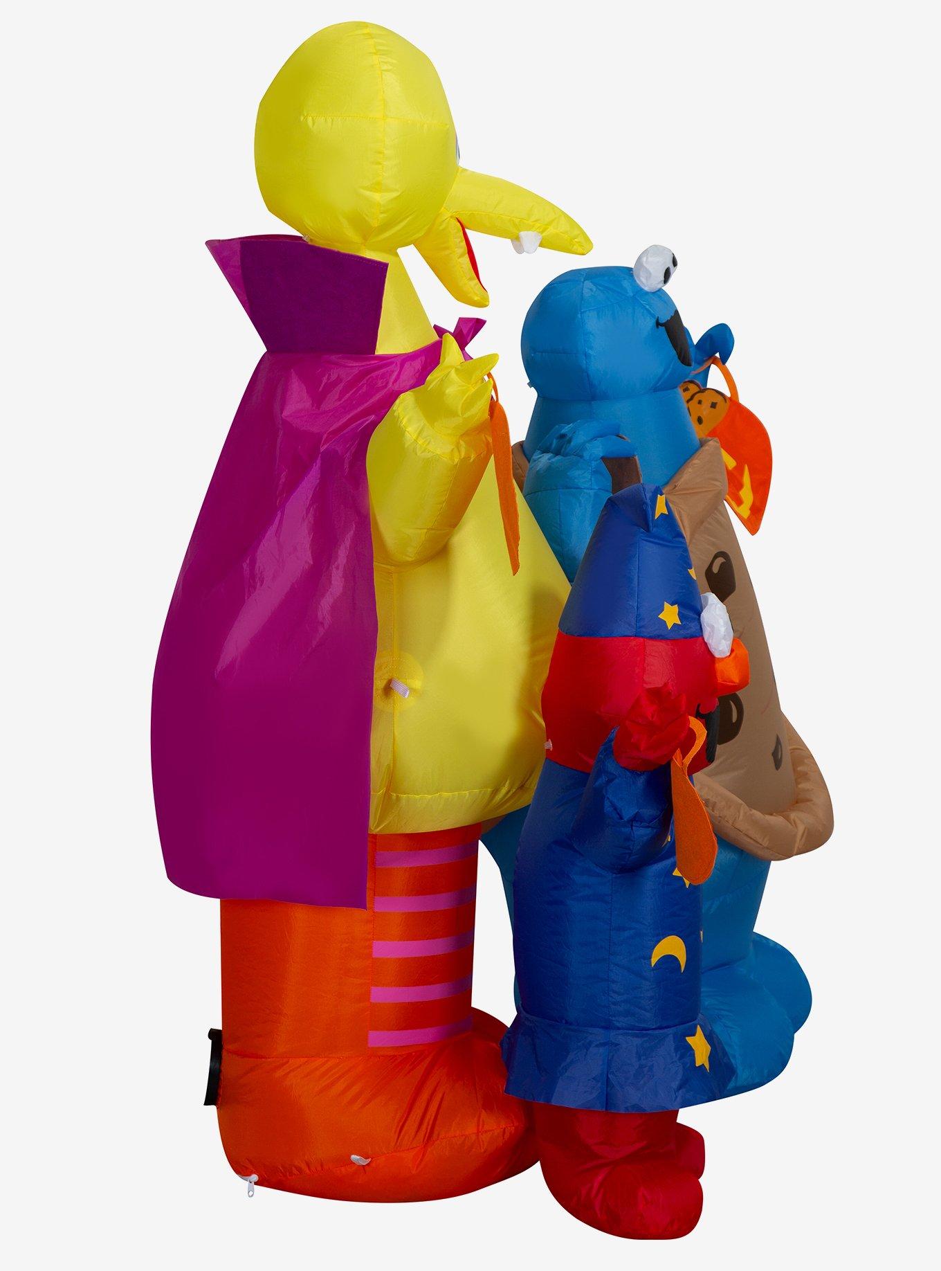 Sesame Street Inflatable Scene with Elmo Big Bird and Cookie Monster Airblown, , alternate - view 3