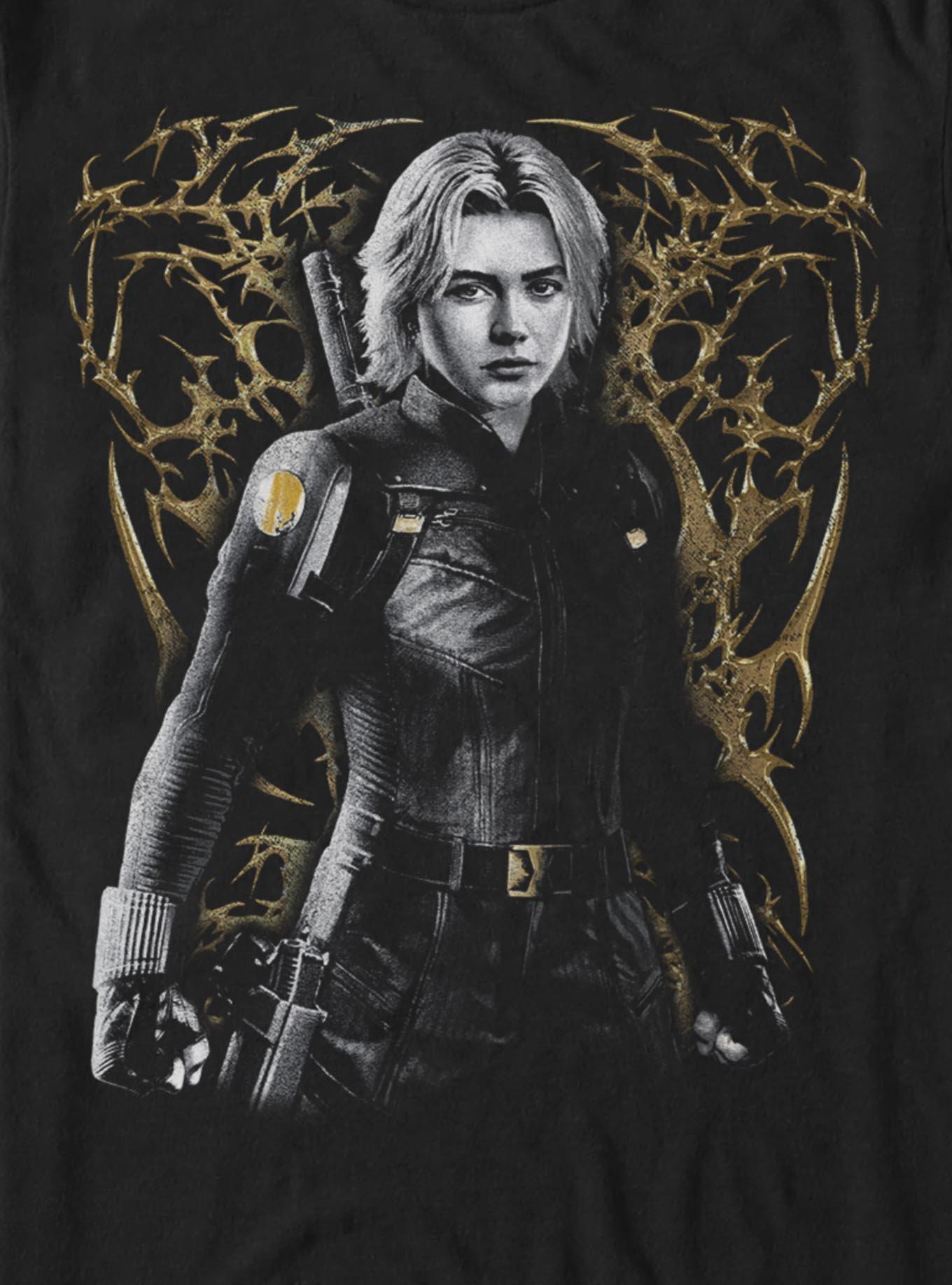 Marvel Thunderbolts* Yelena Belova Portrait T-Shirt, BLACK, alternate - view 3