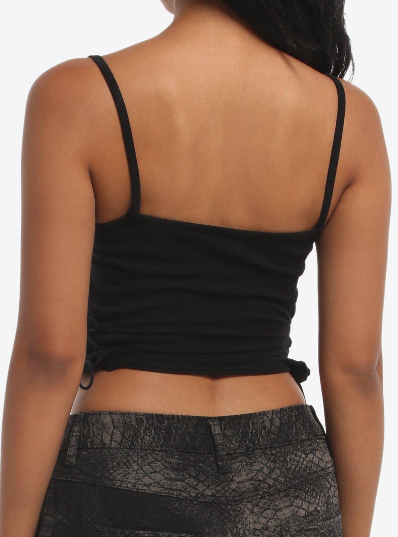 Affliction Double Winged Skull Girls Crop Cami, MULTI, alternate - view 3