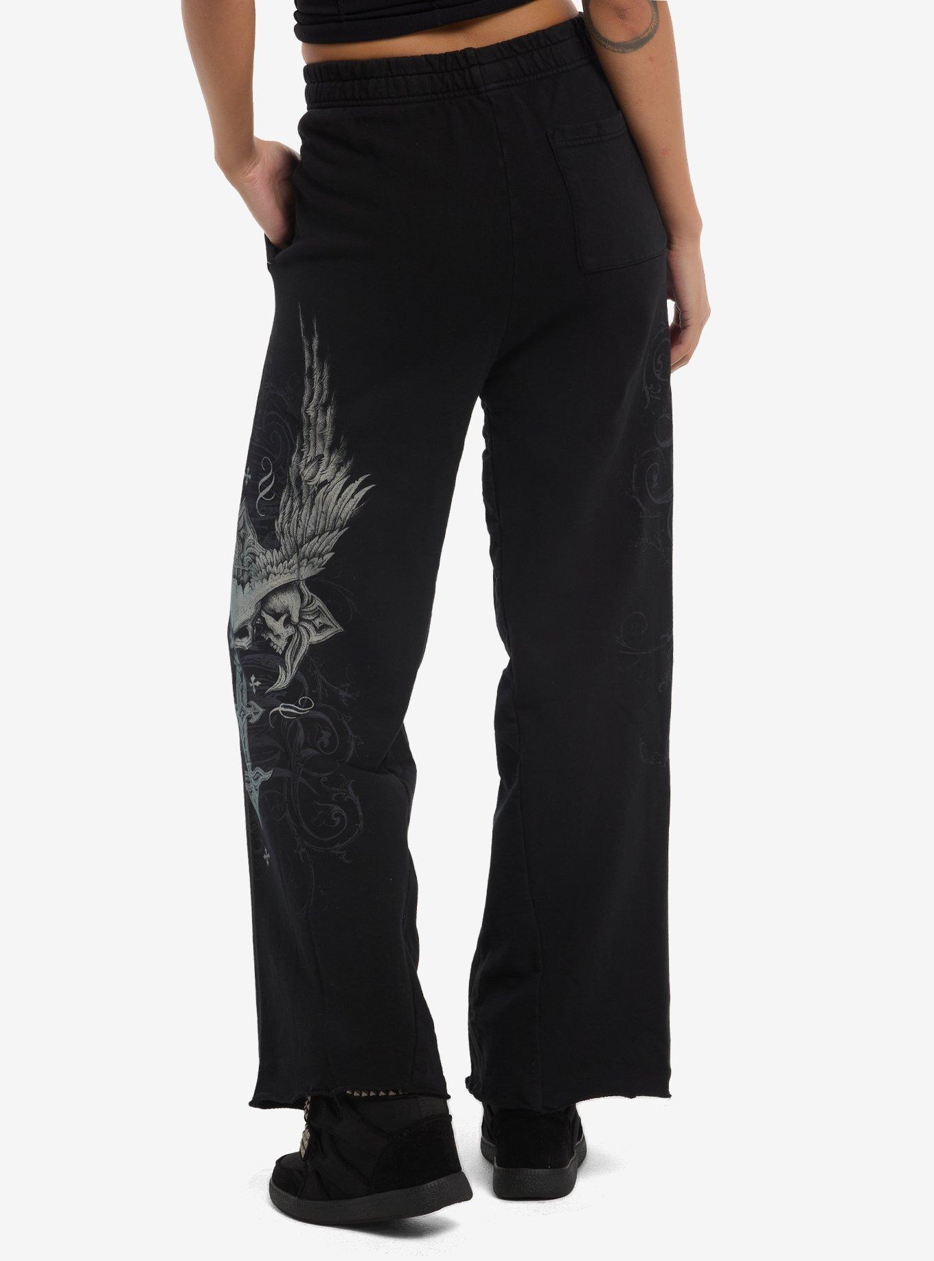 Affliction Skull Cross Sweatpants, MULTI, alternate - view 2
