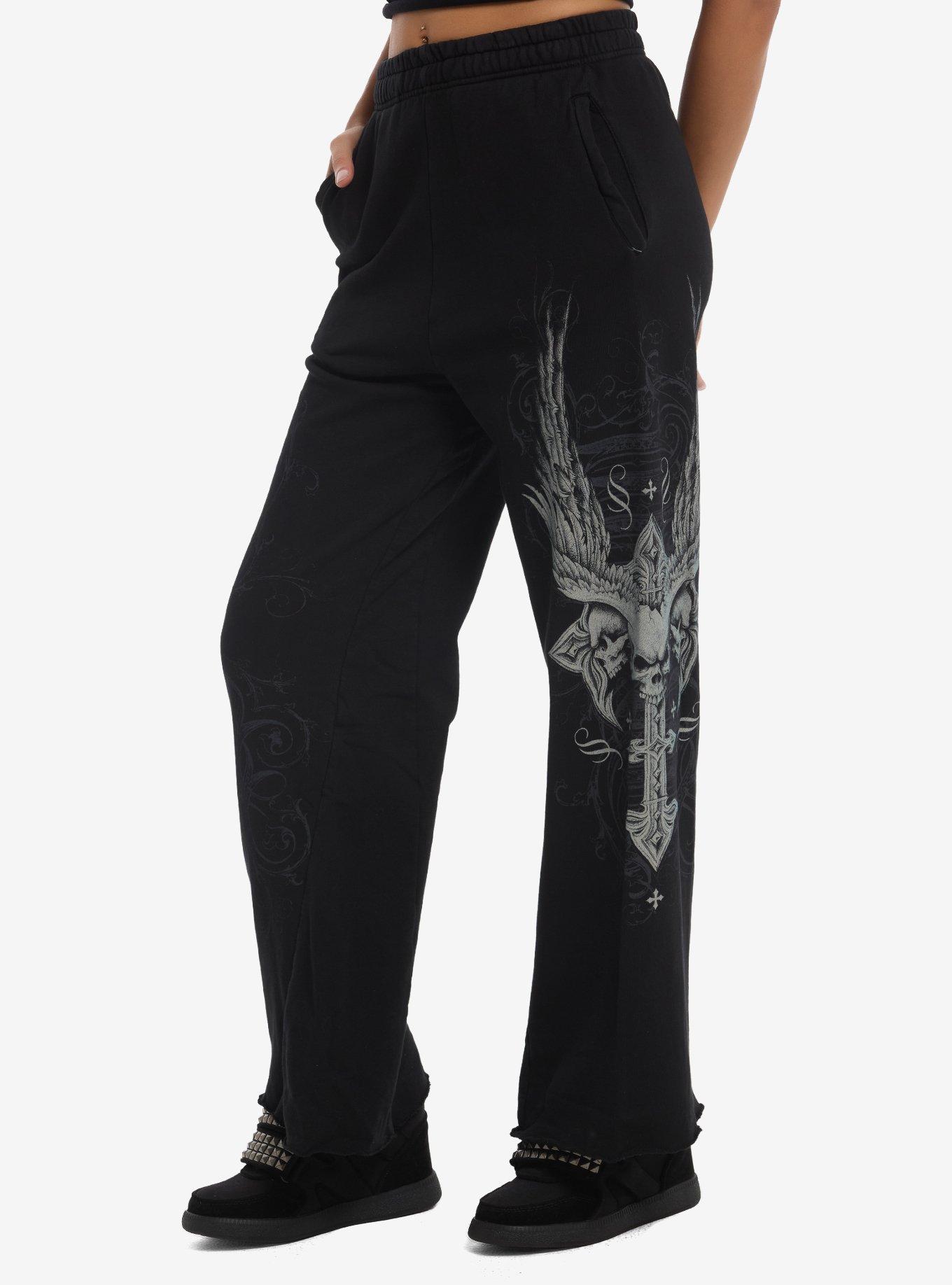 Affliction Skull Cross Sweatpants, MULTI, alternate - view 3