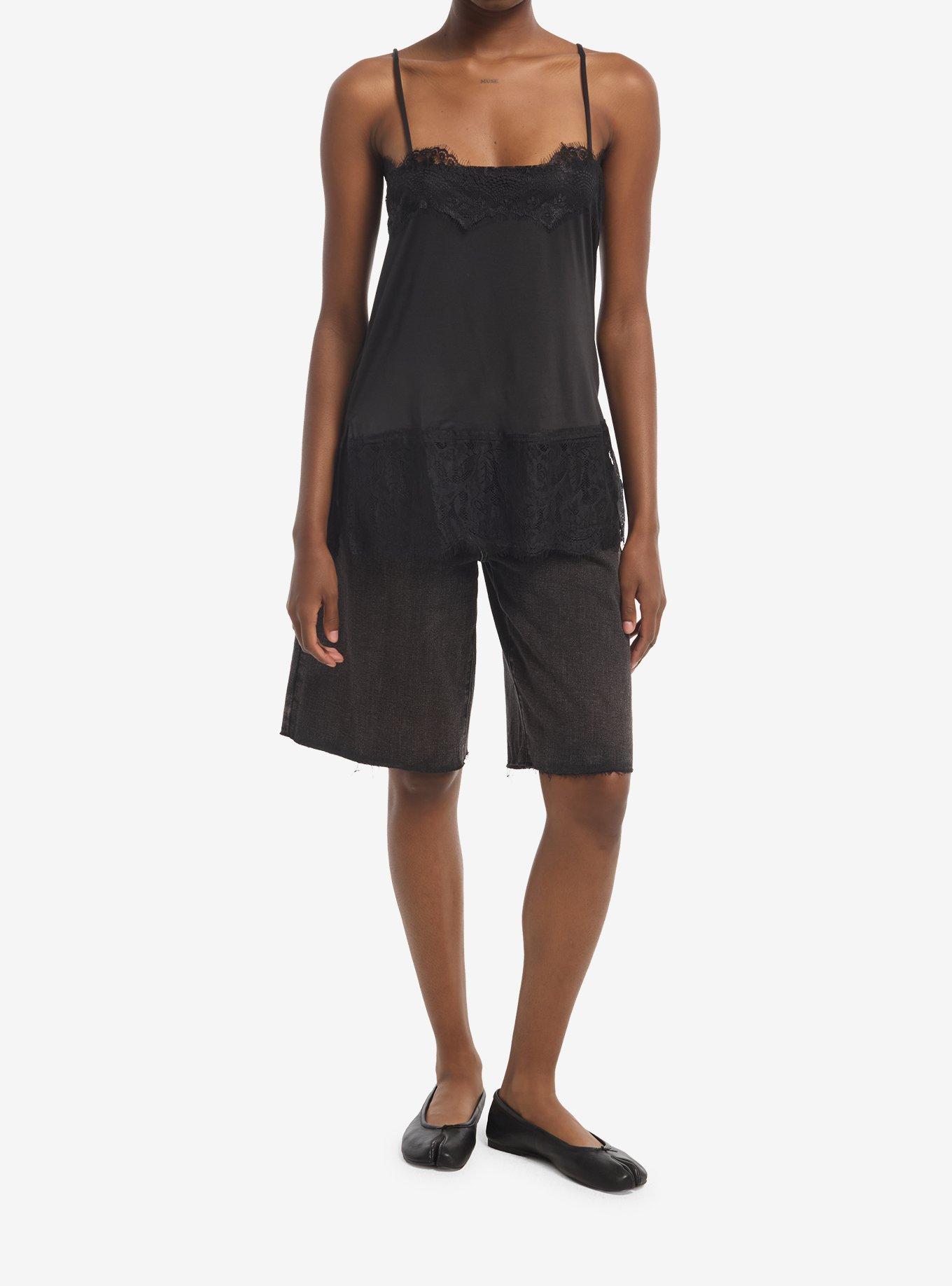 Black Lace Girls Tunic Cami, MULTI, alternate - view 2