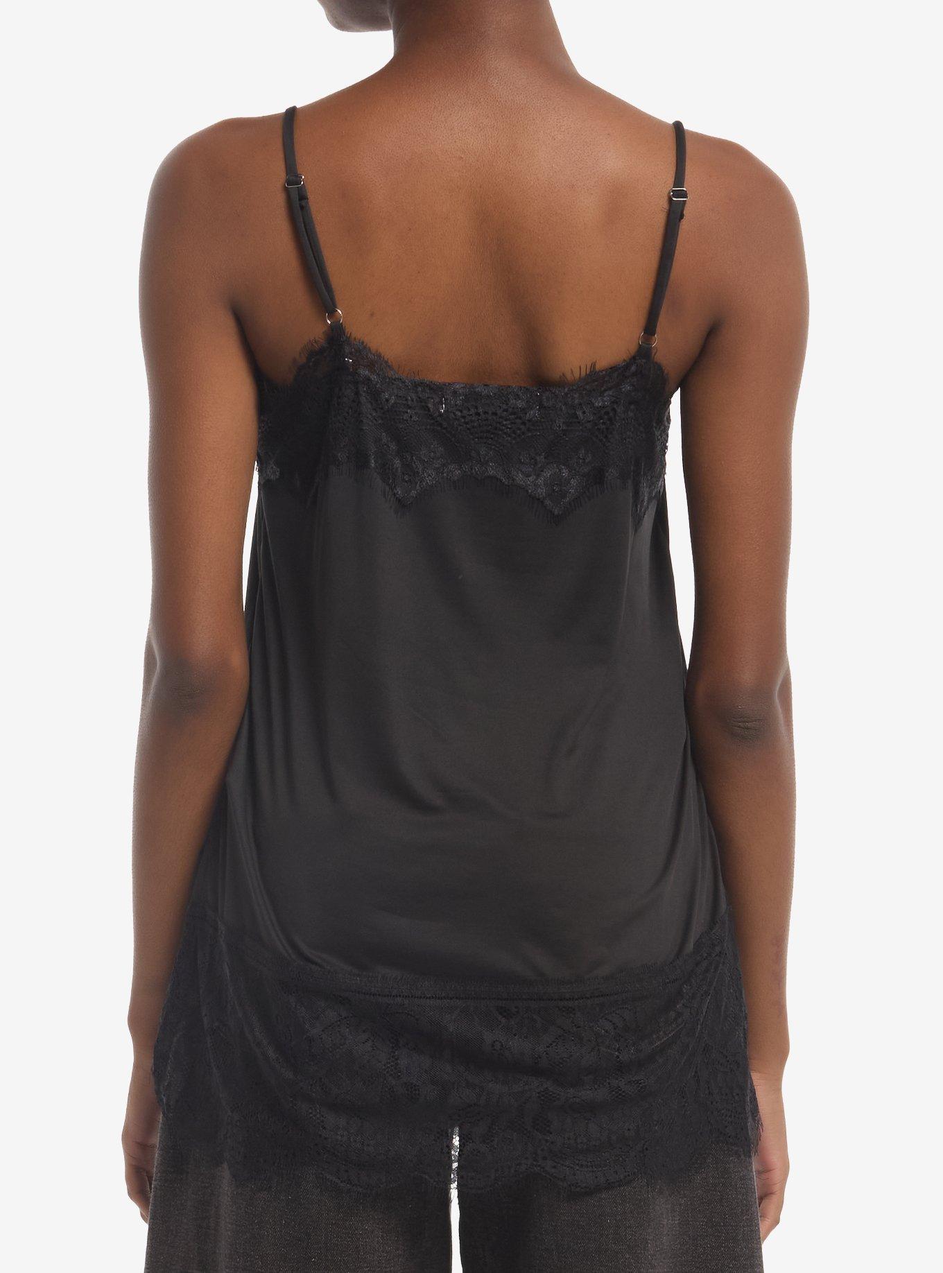 Black Lace Girls Tunic Cami, MULTI, alternate - view 3