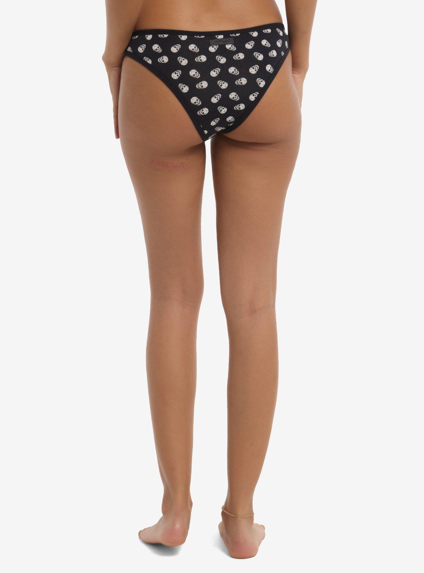 Ed Hardy Skull Bikini Panty, MULTI, alternate - view 3