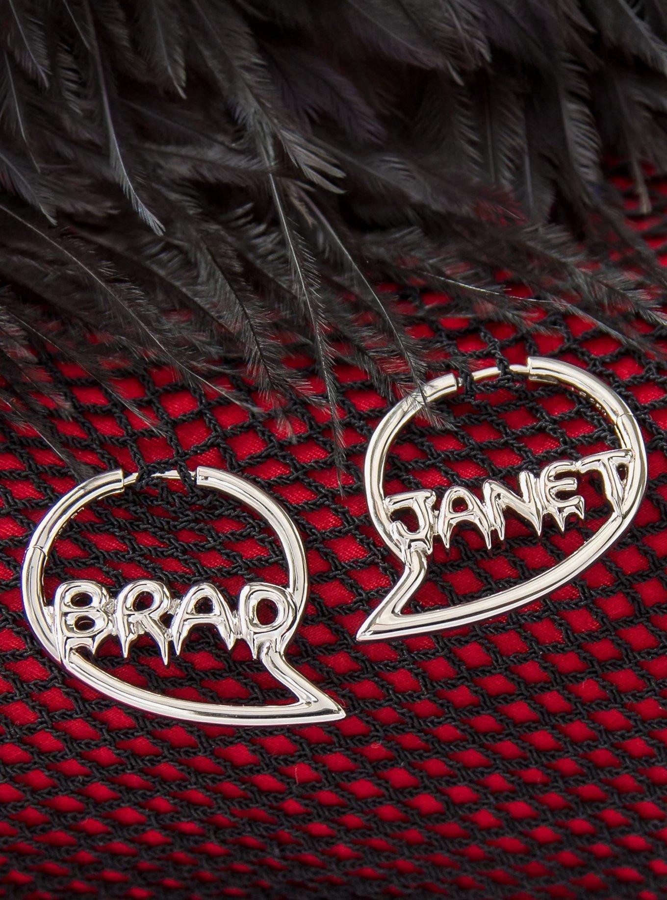 Rocky Horror Picture Show X RockLove Janet and Brad Hoop Earrings, , alternate - view 4