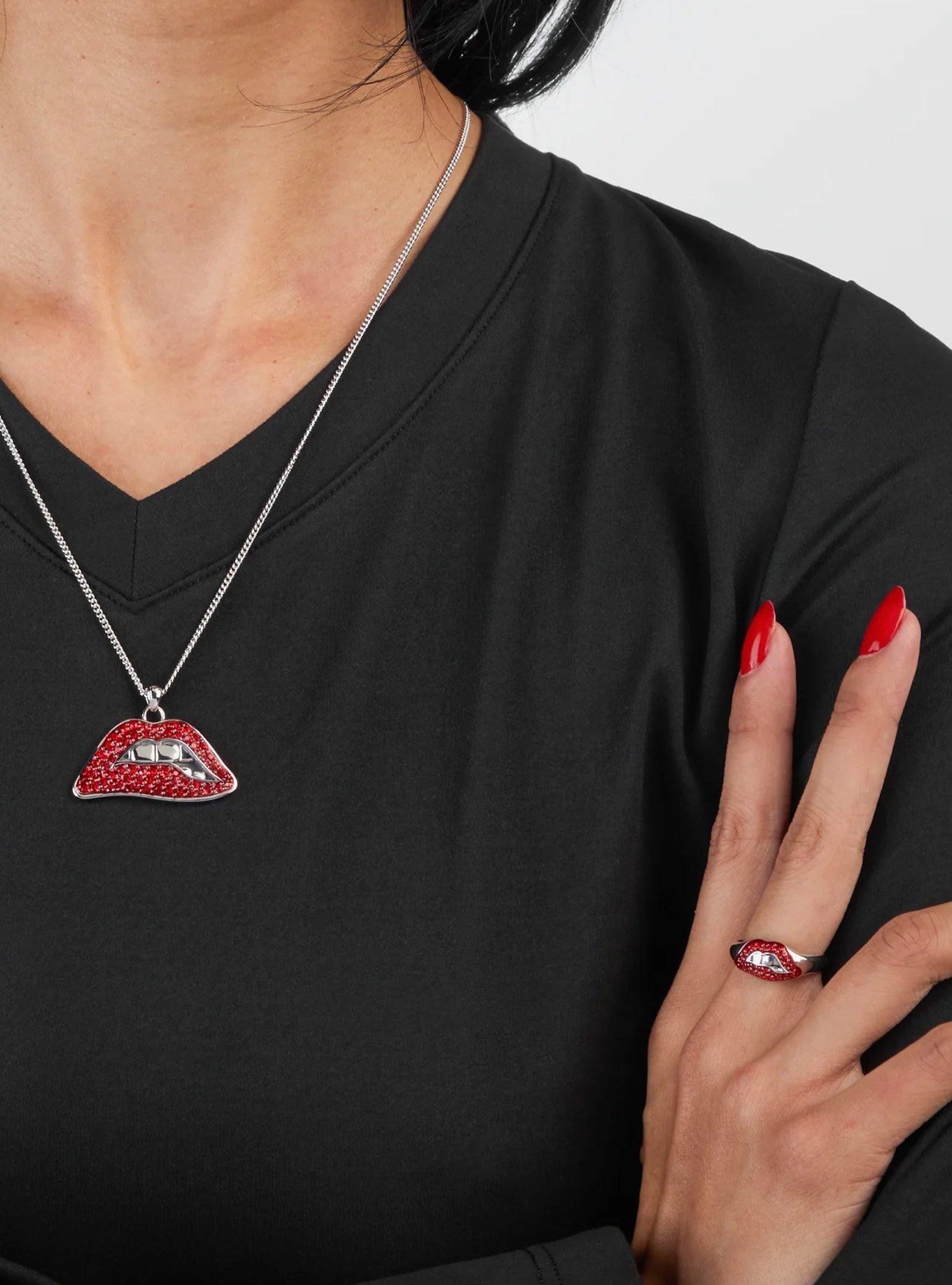 Rocky Horror Picture Show X RockLove Lips Necklace, , alternate - view 4