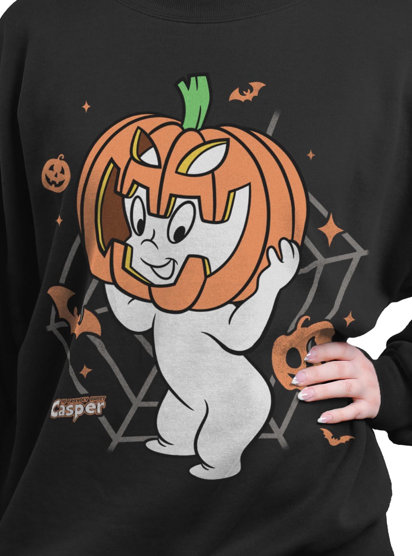 Casper Pumpkin Head Womens Oversized Sweatshirt BoxLunch Exclusive