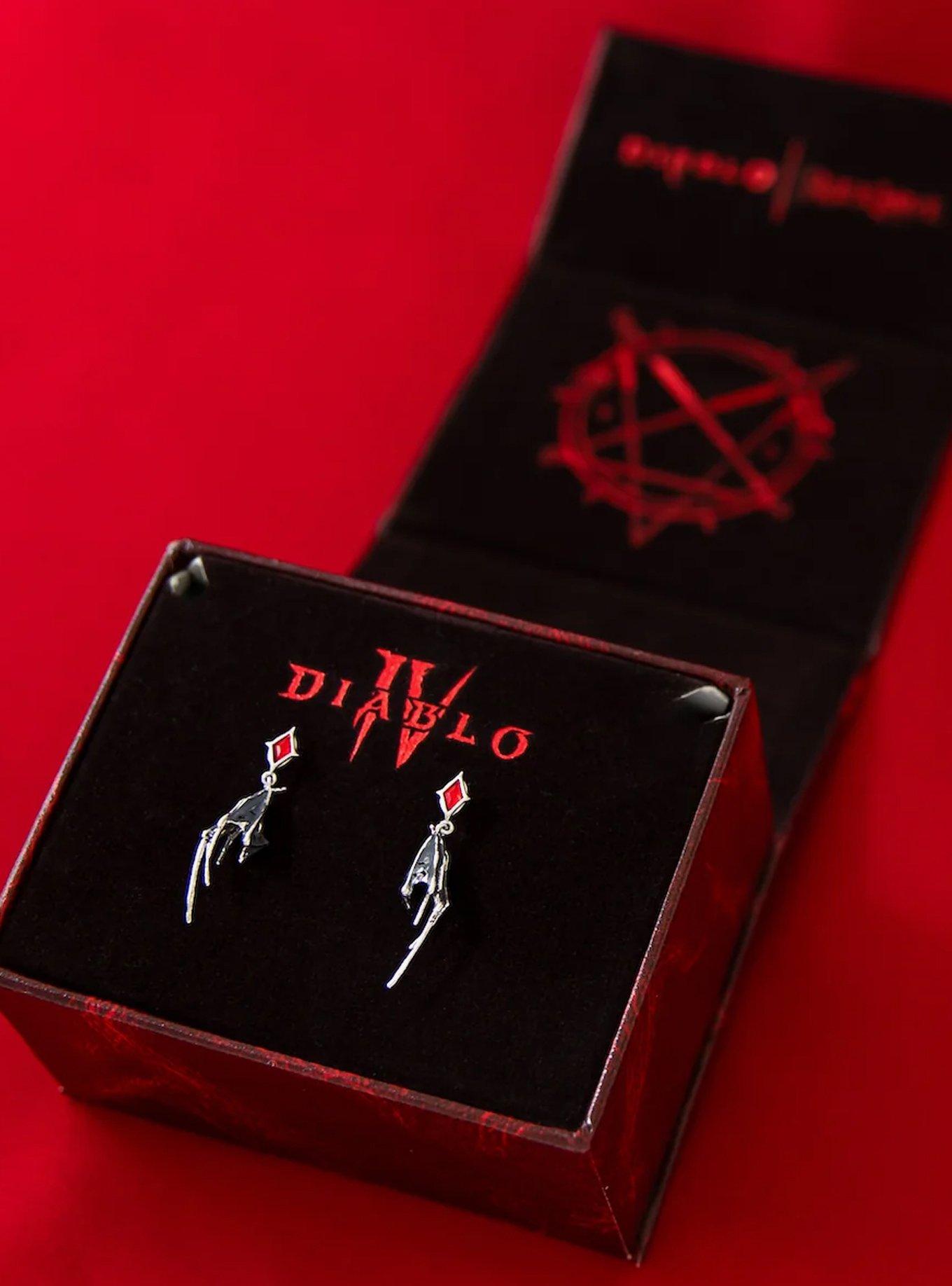 Diablo IV X RockLove Lilith Earrings, , alternate - view 4