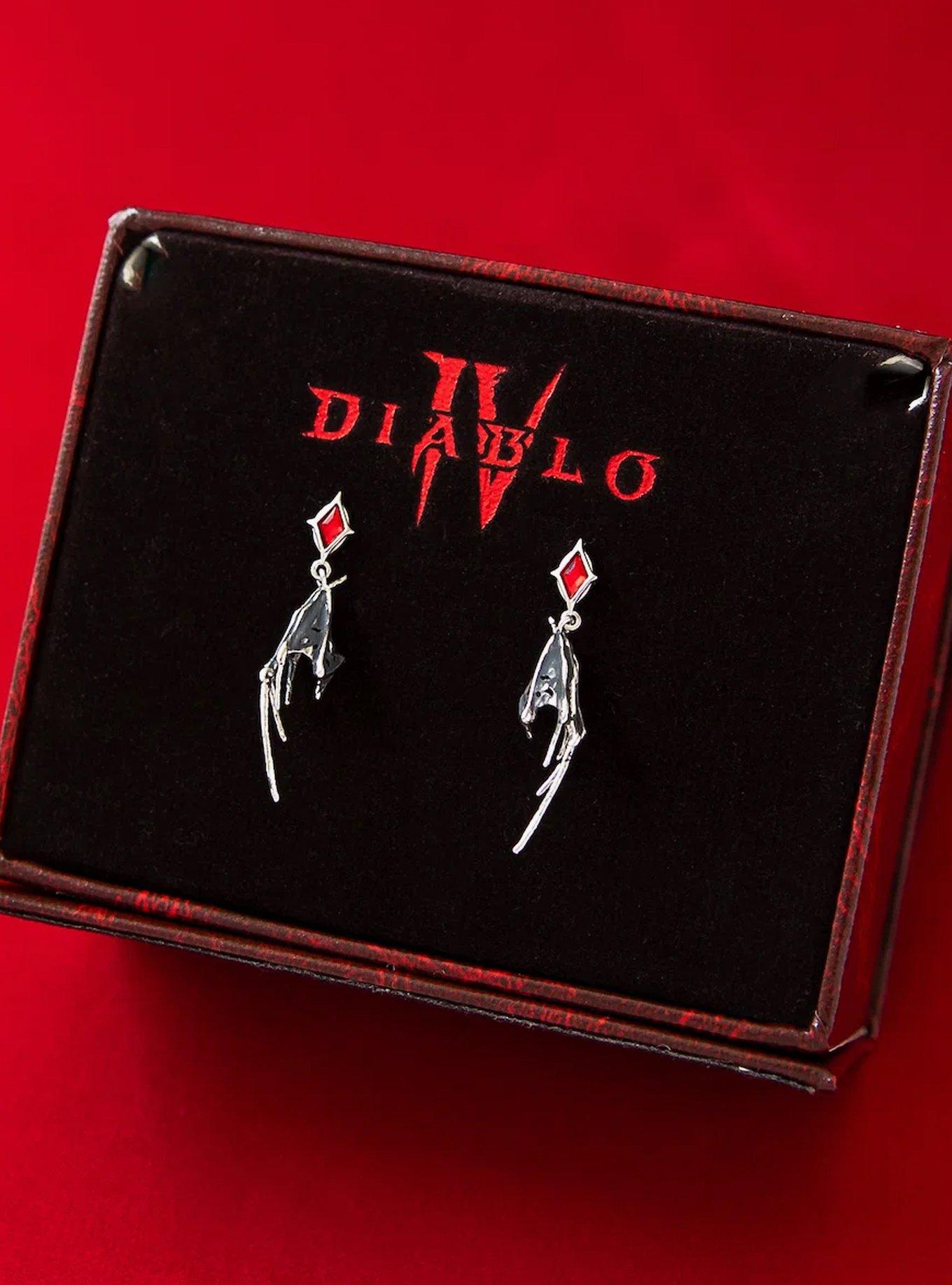 Diablo IV X RockLove Lilith Earrings, , alternate - view 5