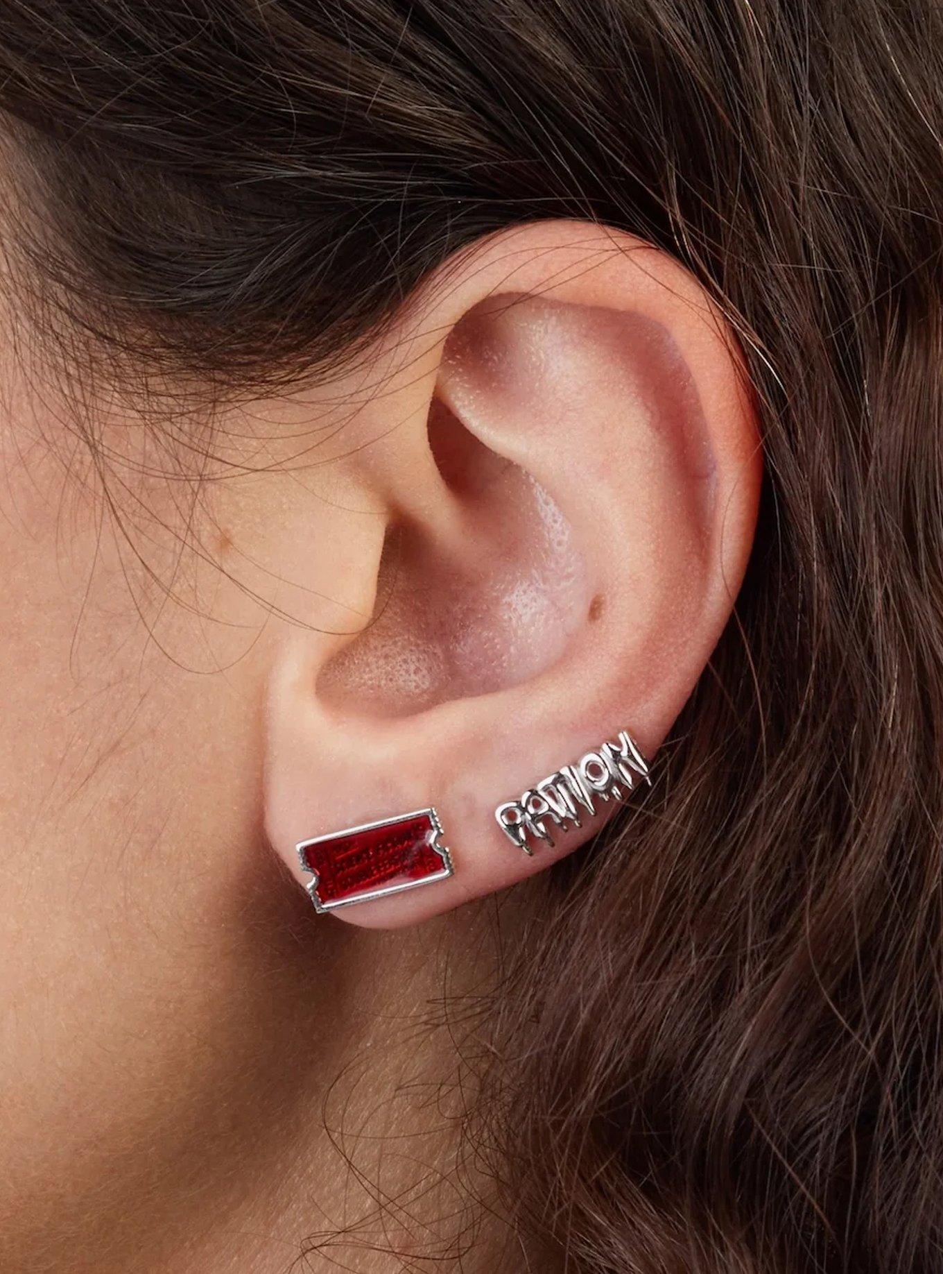 Rocky Horror Picture Show X RockLove Anticipation Stud Earring Set, , alternate - view 3
