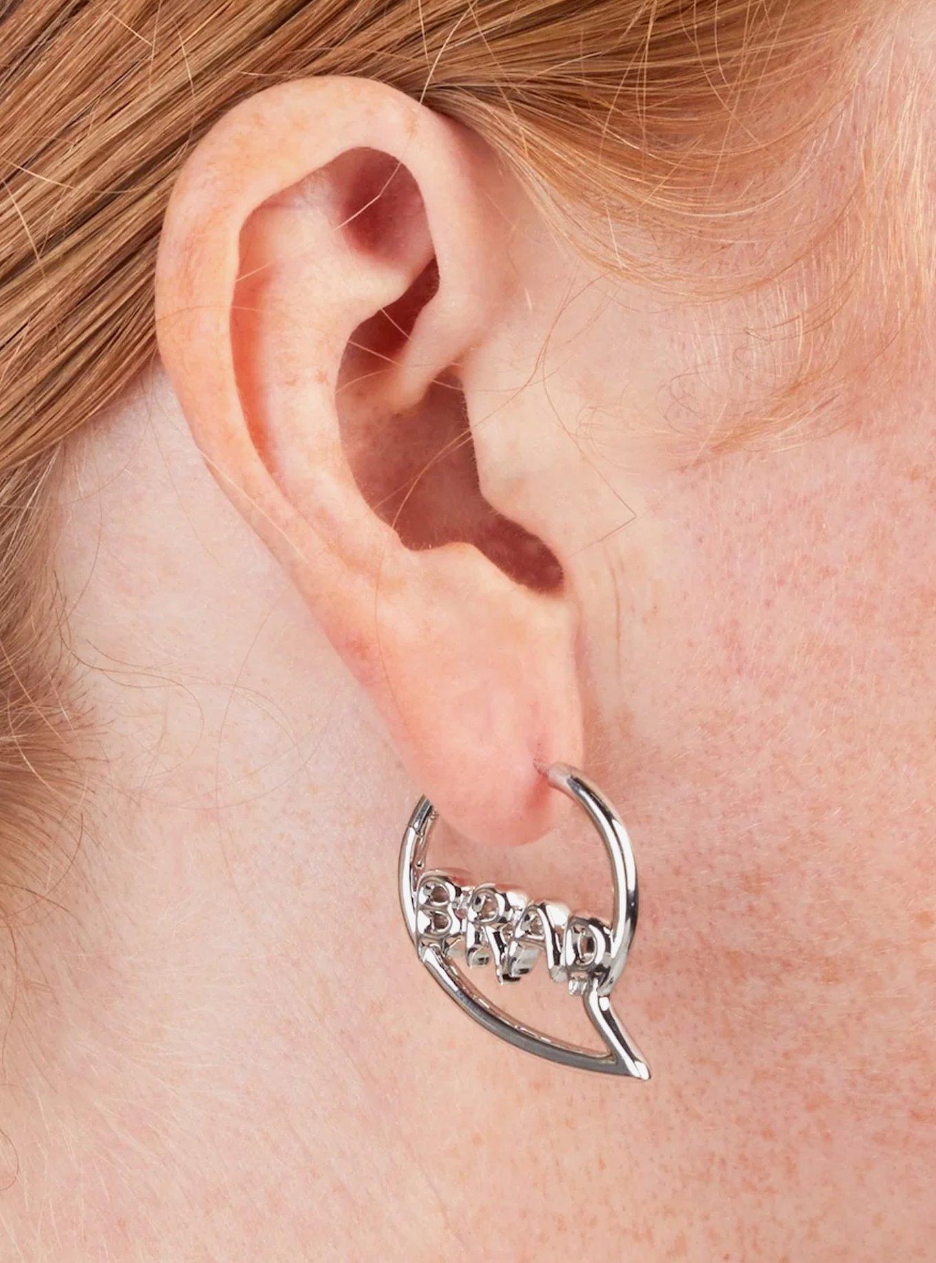 Rocky Horror Picture Show X RockLove Janet and Brad Hoop Earrings, , alternate - view 3