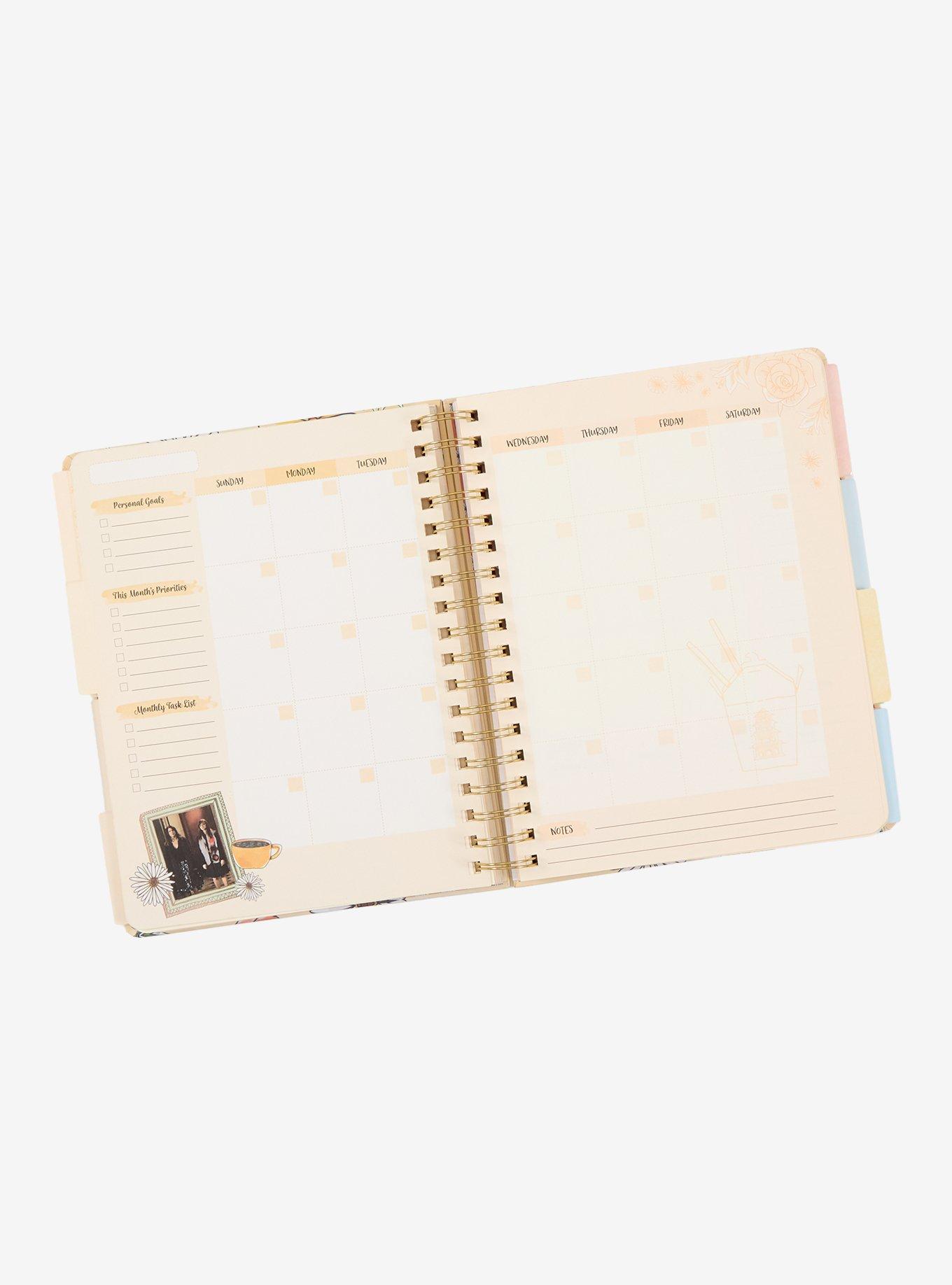 Gilmore Girls Coffee Floral Undated Planner, , alternate - view 3