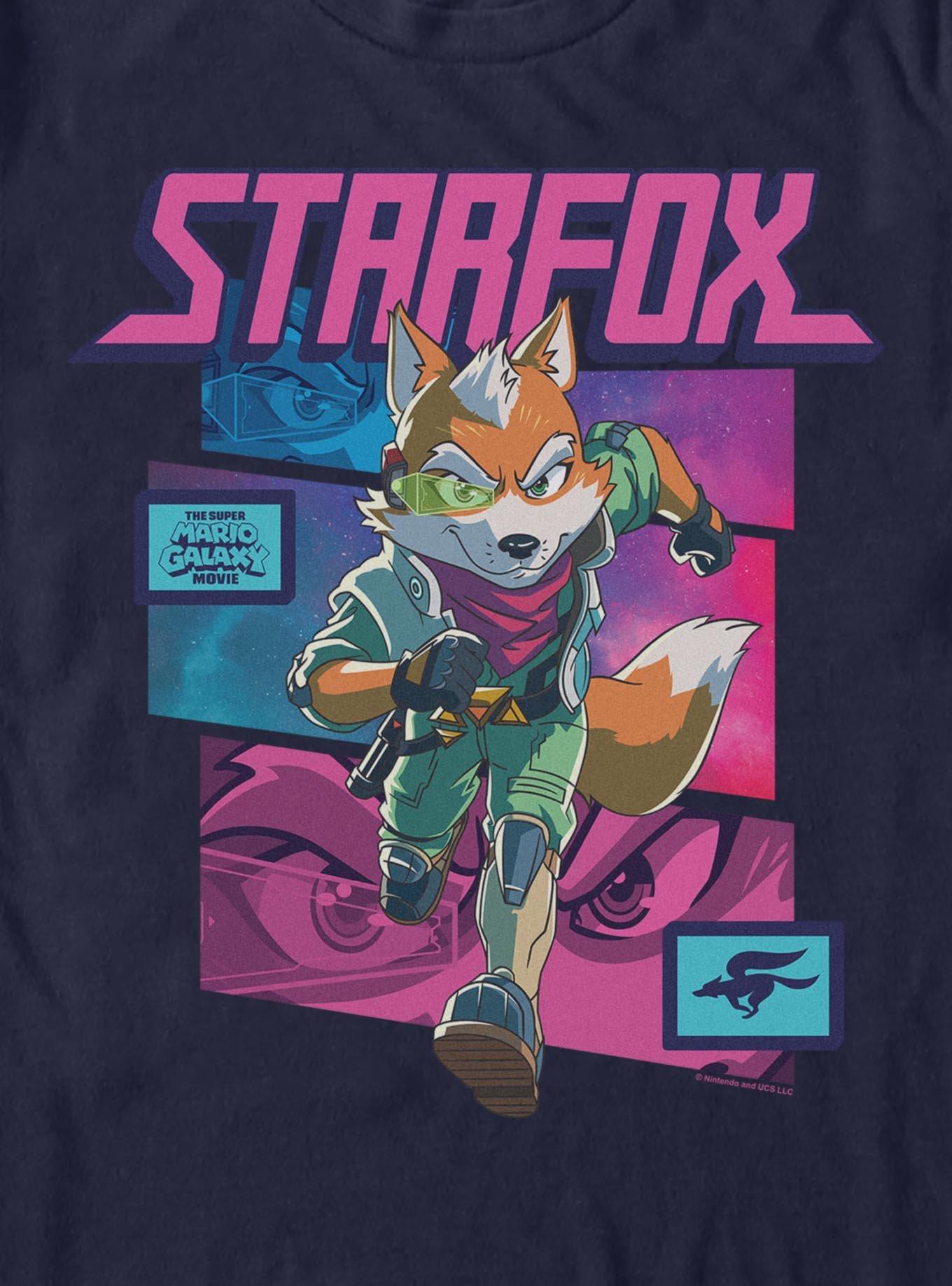 Nintendo Star Fox Forever T-Shirt, NAVY, alternate - view 2