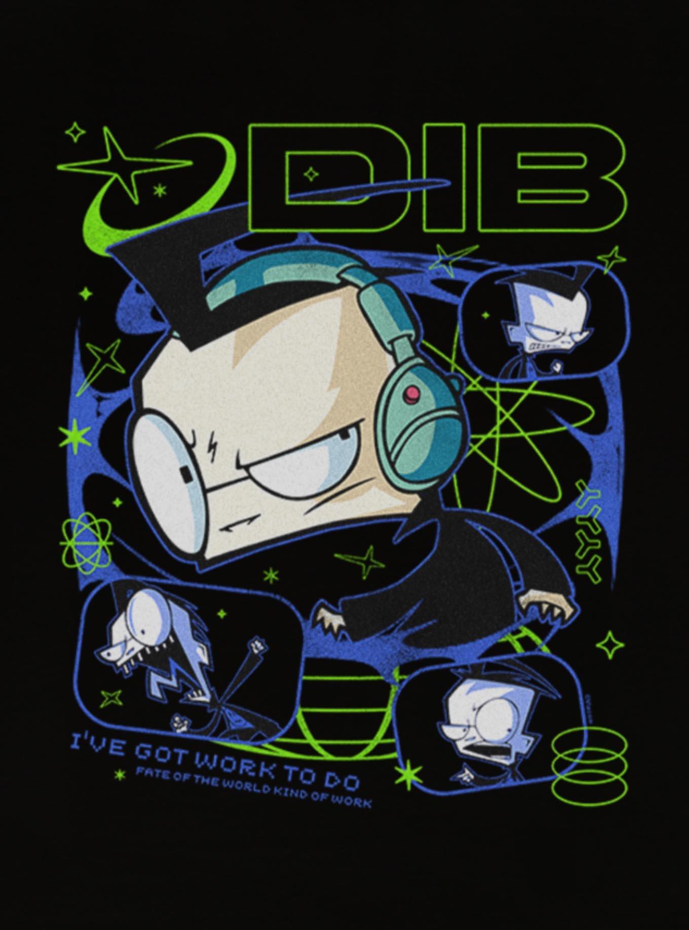 Invader ZIM Dib Tech Portrait Girls Cami Hot Topic Exclusive, BLACK, alternate - view 2