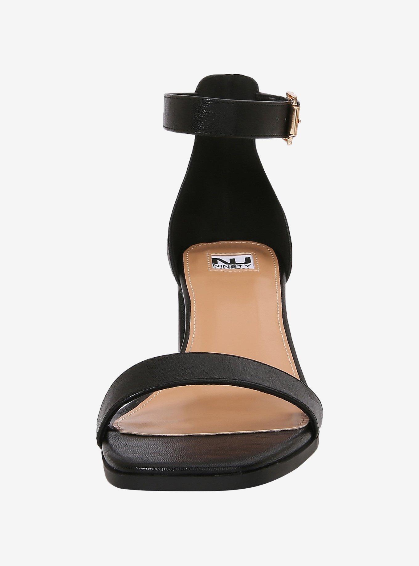 Vita Black Block Heel Sandal, BLACK, alternate - view 3