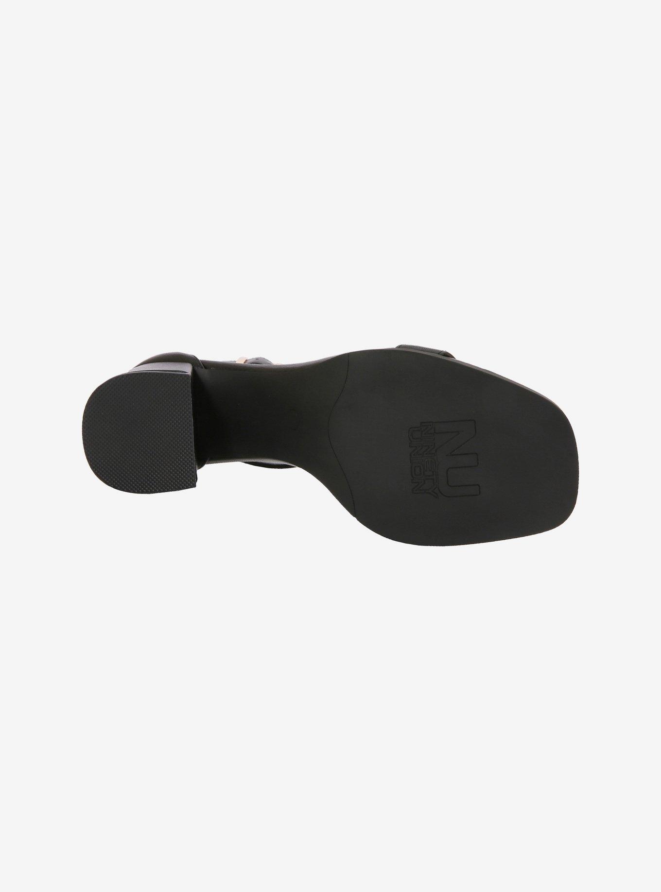 Vita Black Block Heel Sandal, BLACK, alternate - view 6