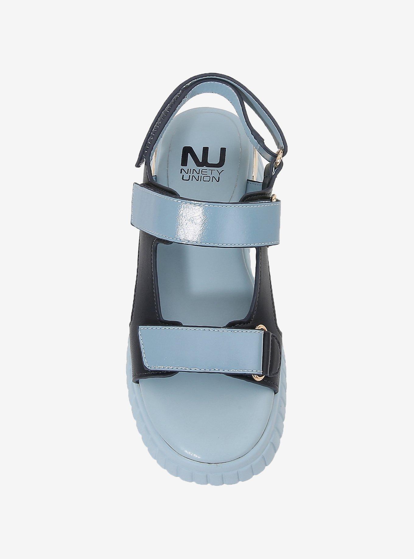 Bayside Blue Velcro Sport Sandal, BLUE, alternate - view 3