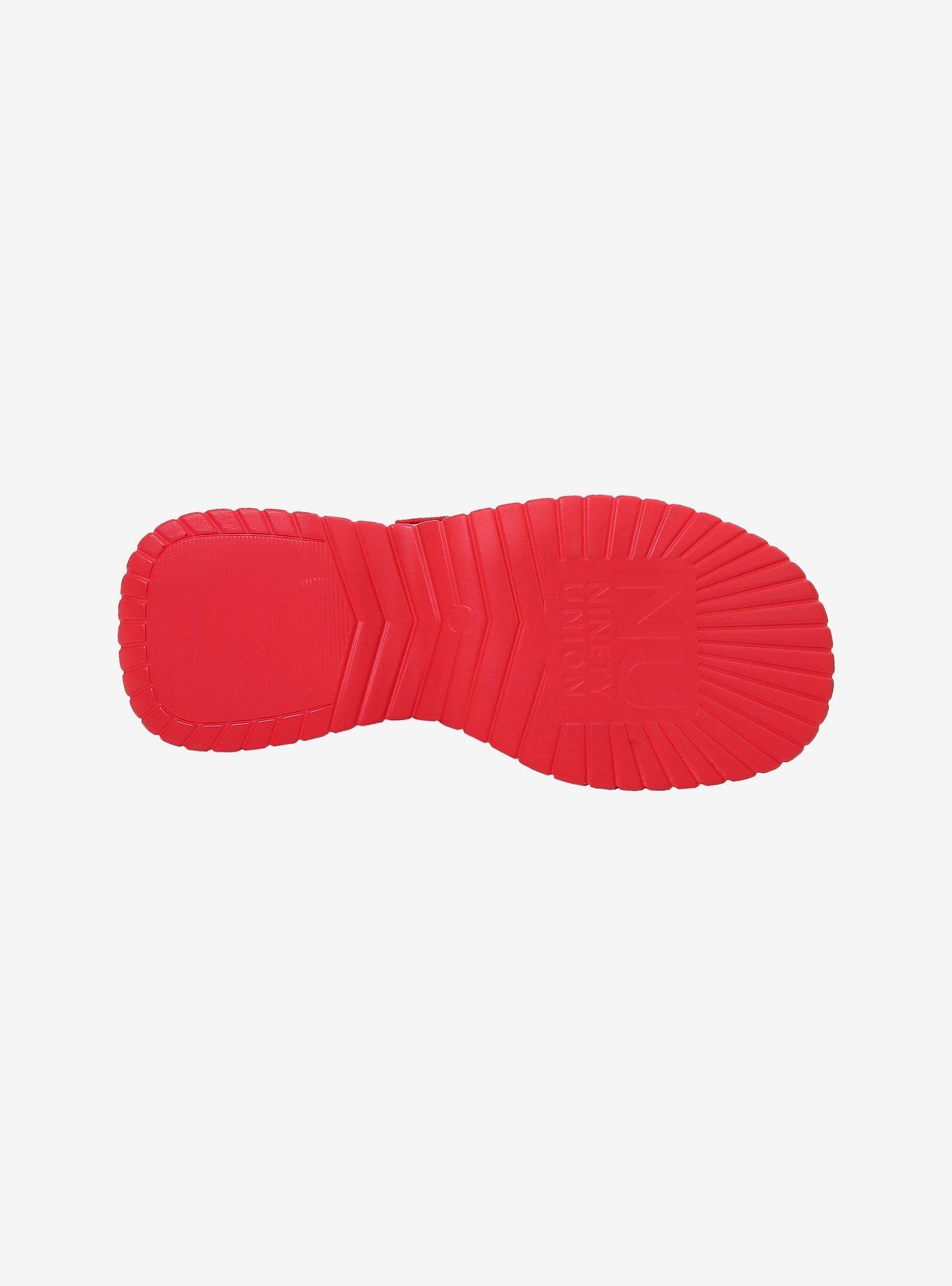 Bayside Red Velcro Sport Sandal, RED, alternate - view 6