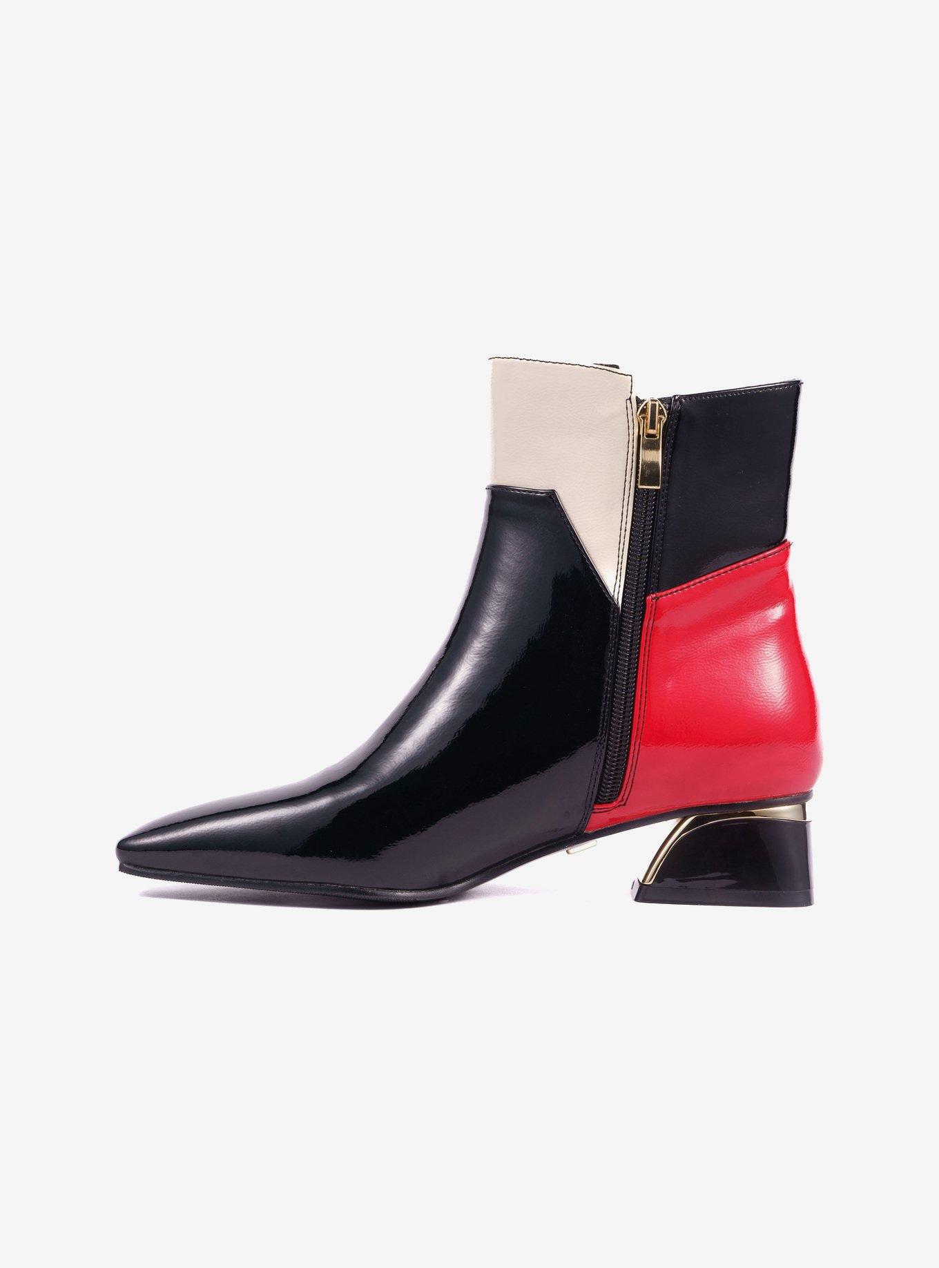 Rudy Black Patchwork Bootie, BLACK, alternate - view 5
