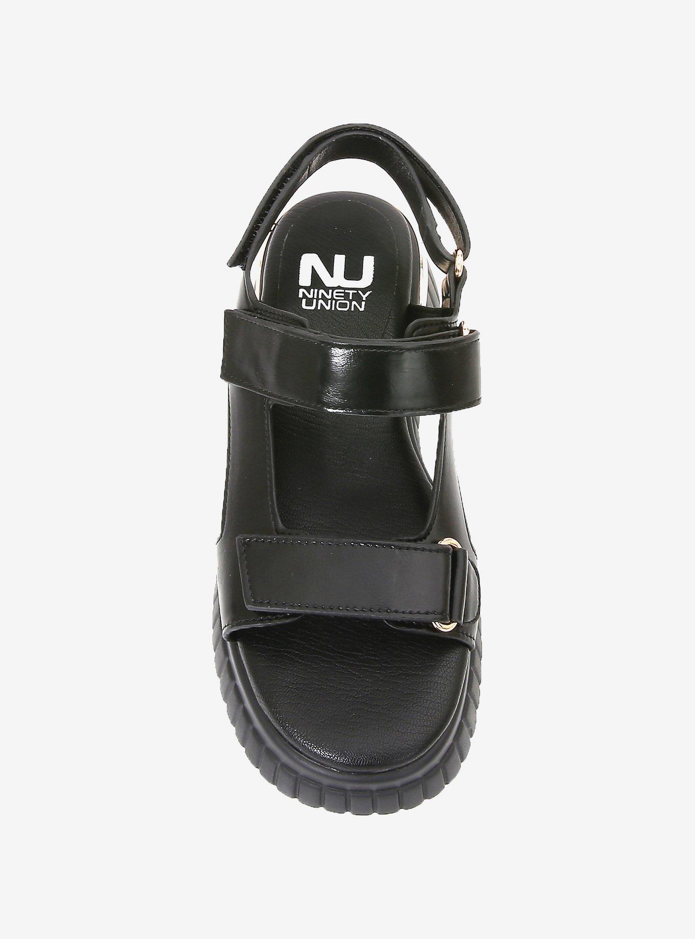 Bayside Black Velcro Sport Sandal, BLACK, alternate - view 3