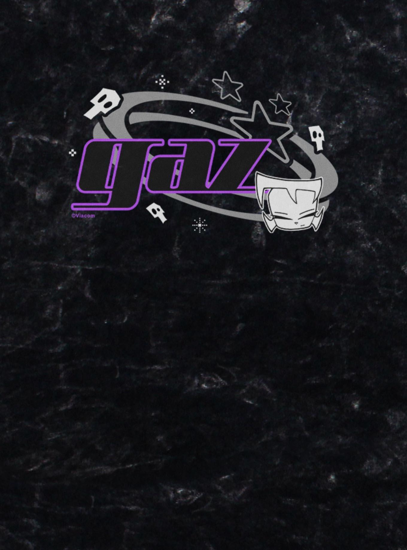 Invader ZIM Gaz Game Slave 2 Winner Mineral Wash T-Shirt Hot Topic Exclusive, BLACK, alternate - view 3