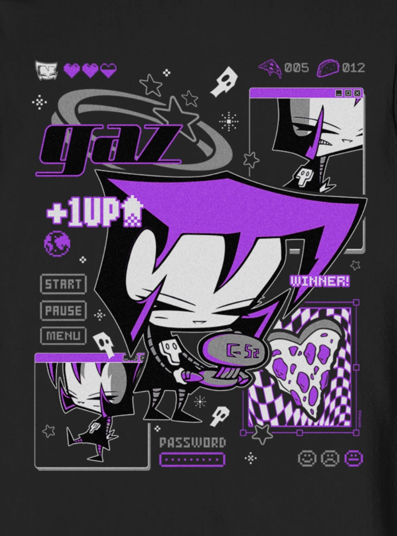 Invader ZIM Gaz Game Slave 2 Winner Sweatshirt Hot Topic Exclusive, BLACK, alternate - view 4