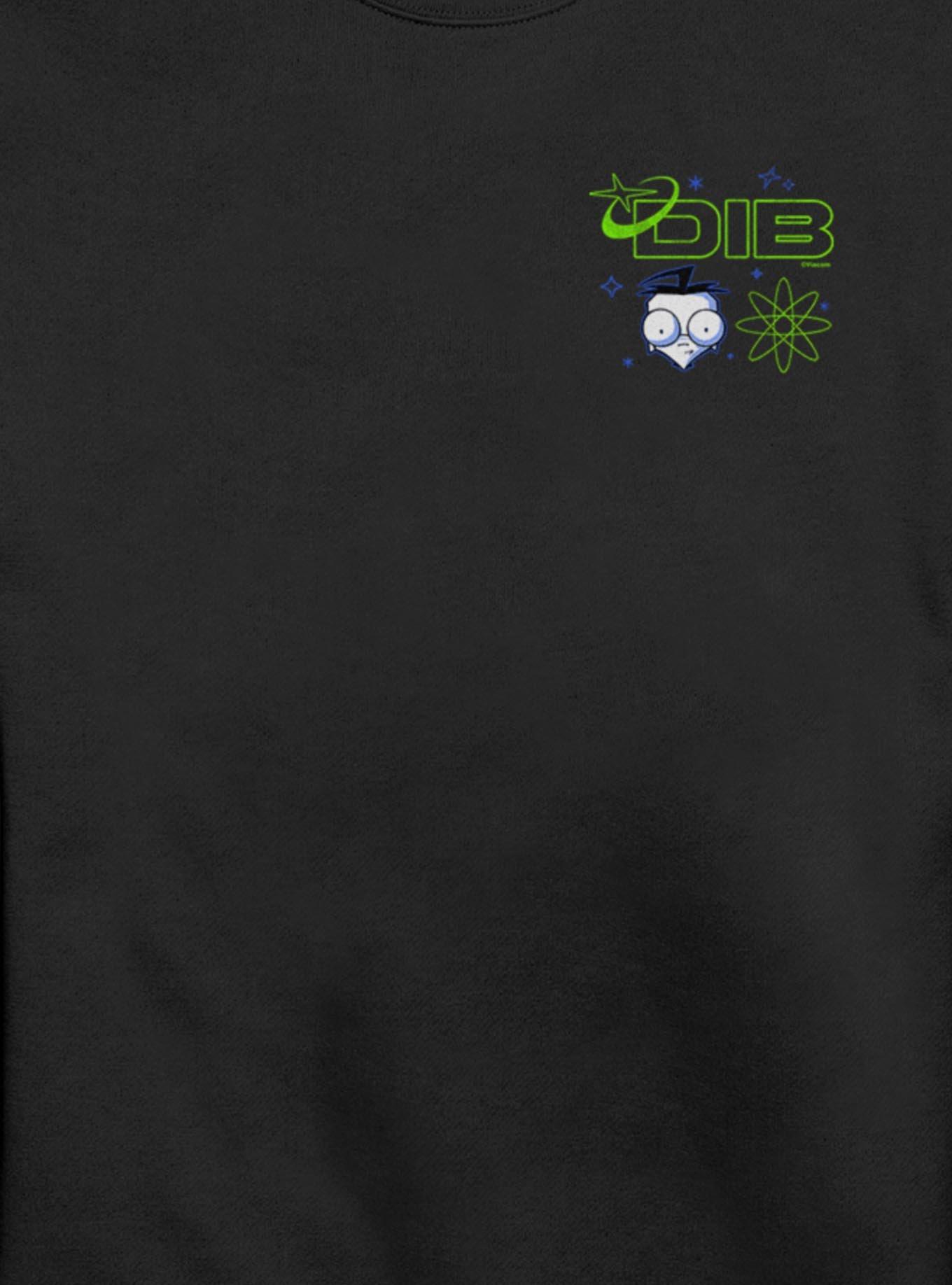 Invader ZIM Dib Tech Sweatshirt Hot Topic Exclusive, BLACK, alternate - view 3