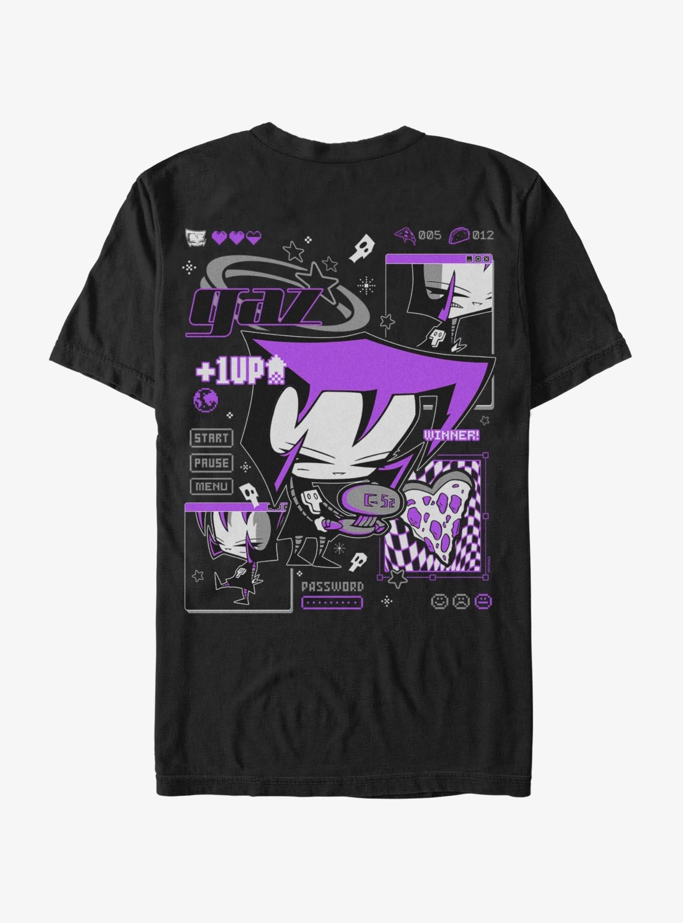 Invader ZIM Gaz Game Slave 2 Winner T-Shirt Hot Topic Exclusive, BLACK, alternate - view 2