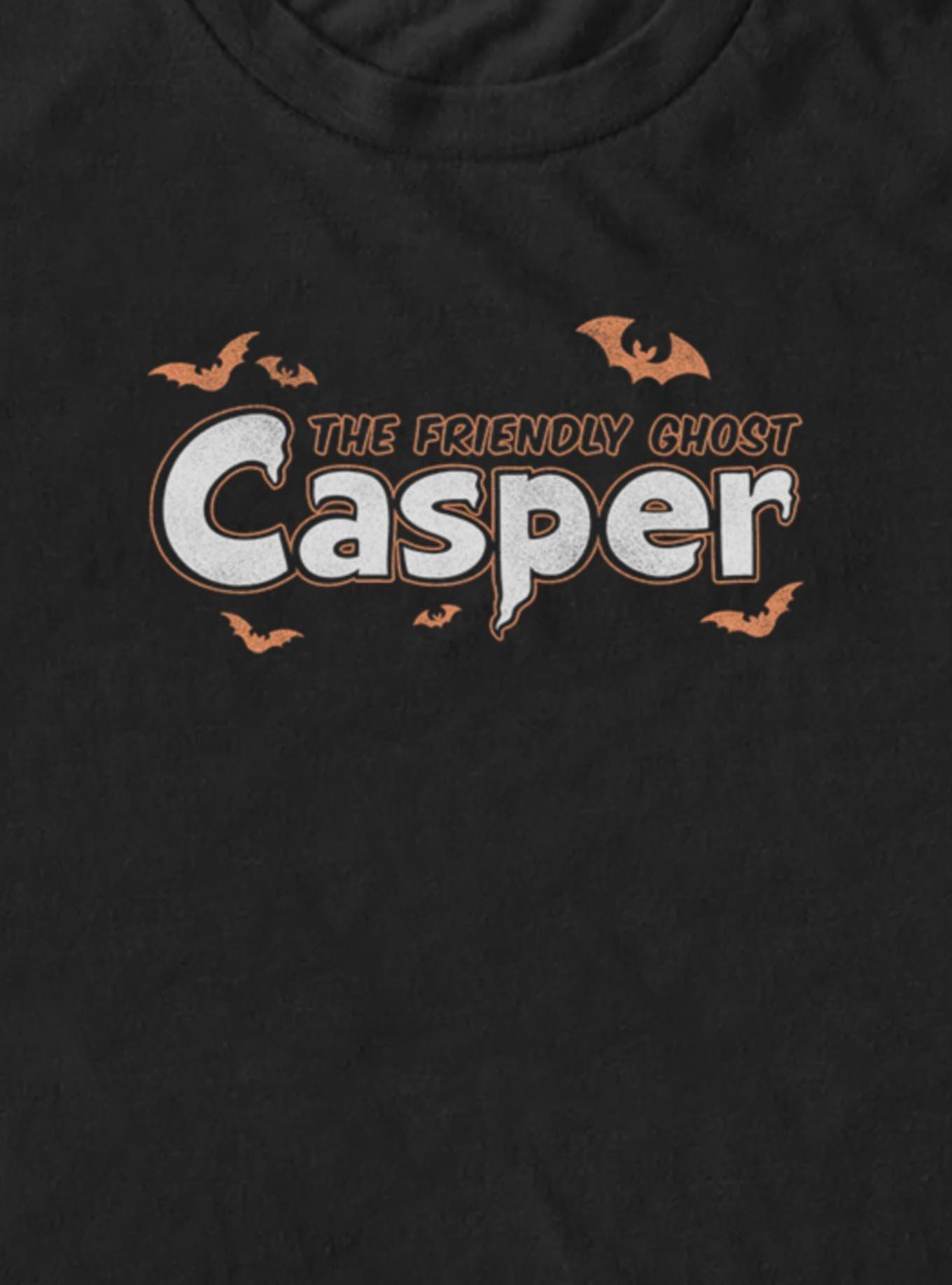 Casper The Friendly Ghost Pumpkin Casper T-Shirt Hot Topic Exclusive, BLACK, alternate - view 3