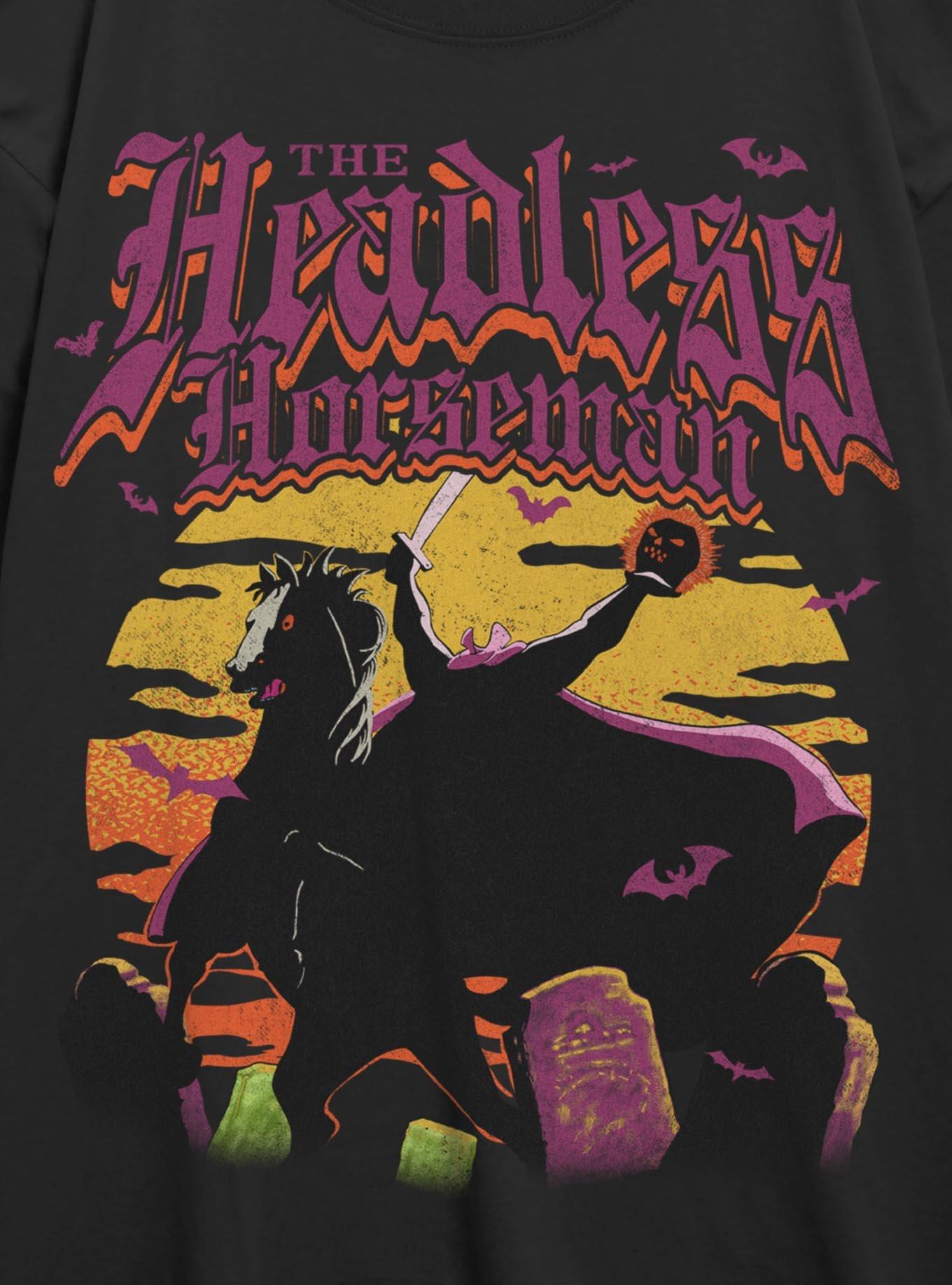 Disney The Adventures Of Ichabod And Mr. Toad The Headless Horseman Girls Oversized T-Shirt Hot Topic Exclusive, BLACK, alternate - view 2