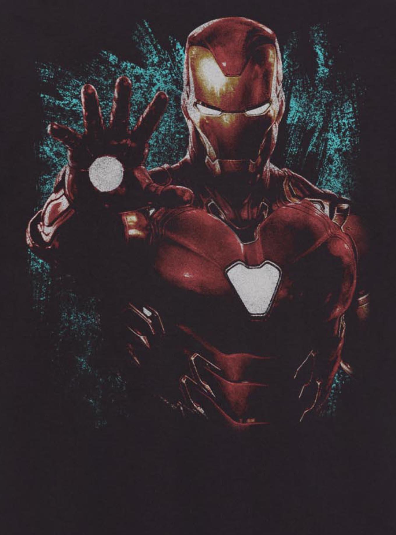 Marvel Avengers: Endgame Iron Man Tony Stark T-Shirt, BLACK, alternate - view 4