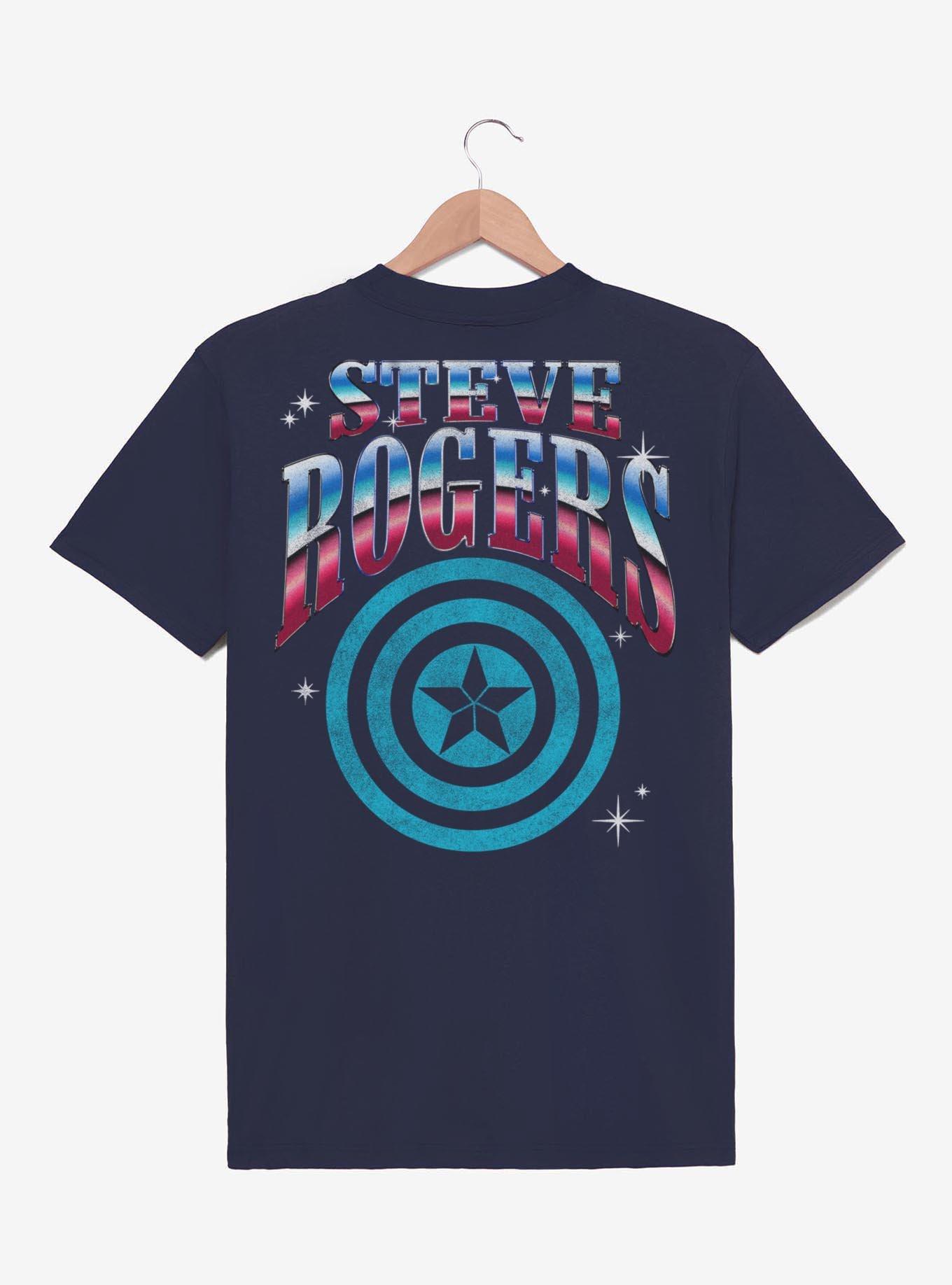 Marvel Avengers: Endgame Captain America Steve Rogers T-Shirt, NAVY, alternate - view 2