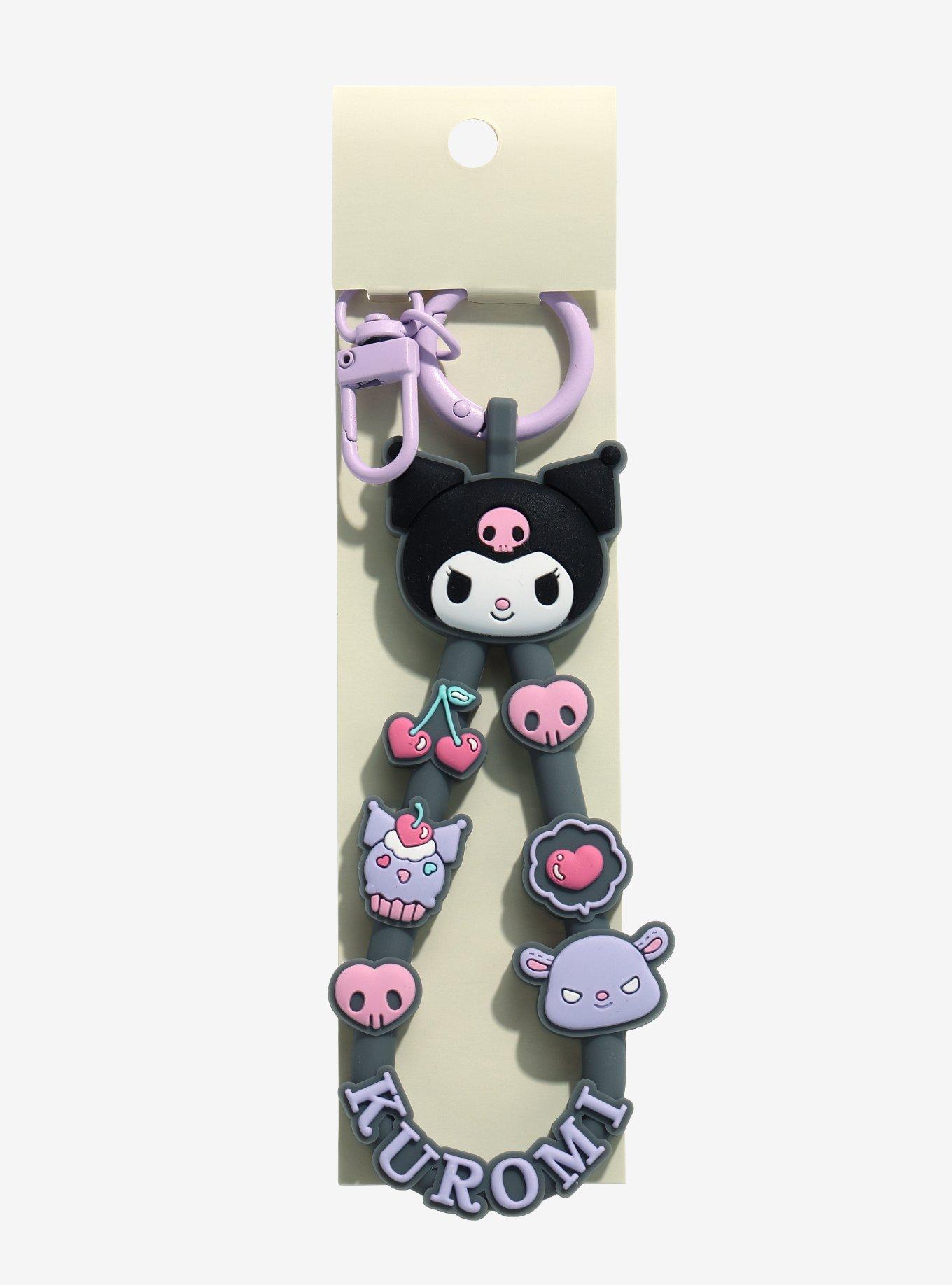 Sanrio Japan Originals Kuromi Rubber Keychain, , alternate - view 2