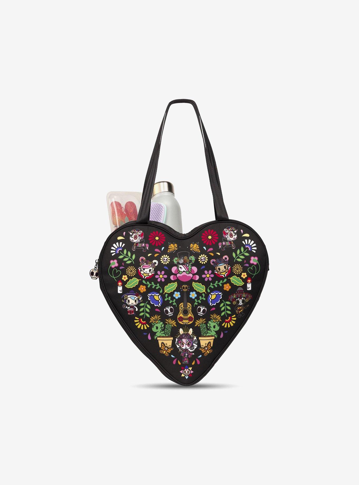 JuJuBe x tokidoki Dia de los Muertos Heart Tote, , alternate - view 4