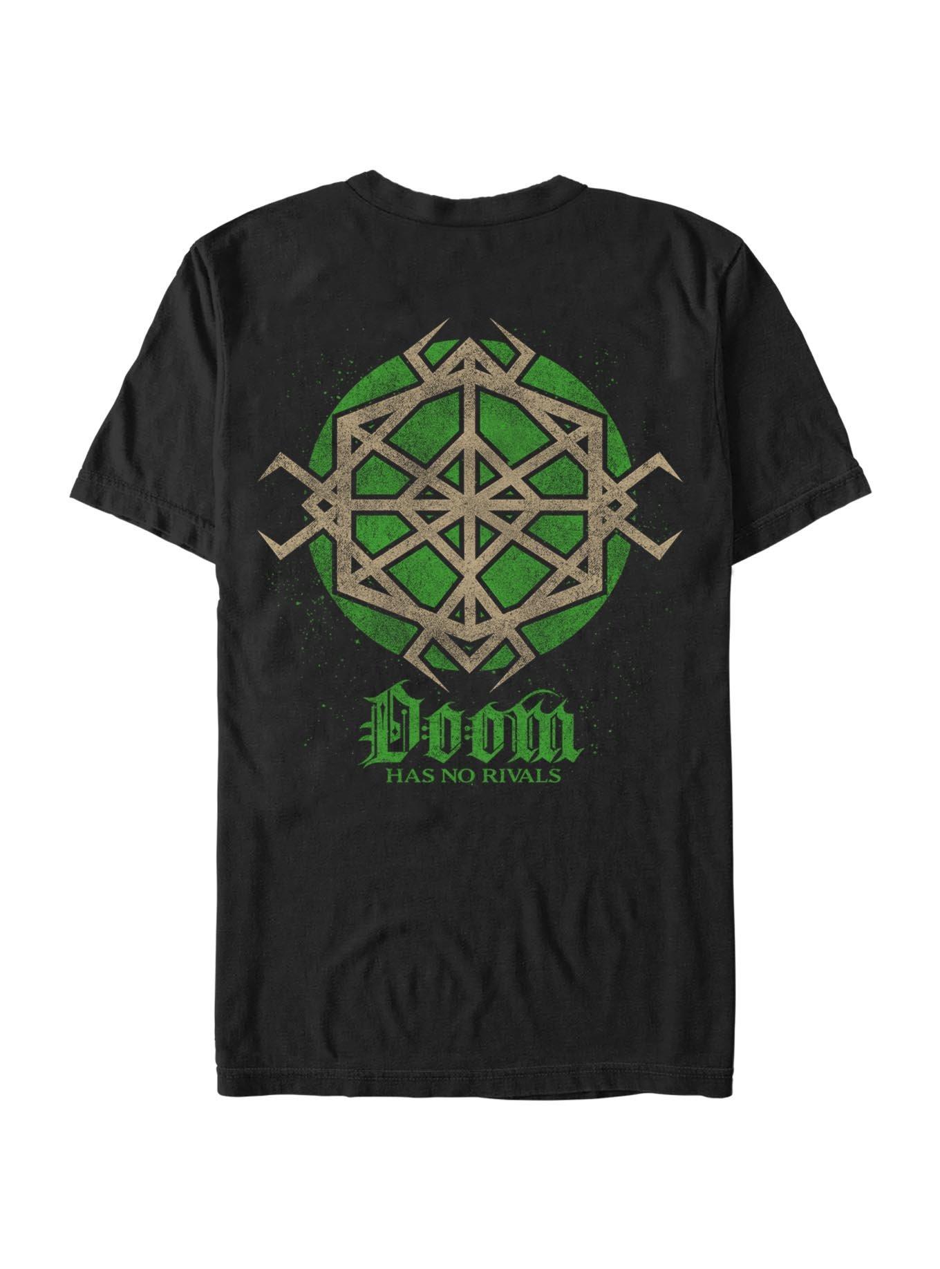 Marvel Avengers: Doomsday Doctor Doom Among The Shadows T-Shirt Hot Topic Exclusive, BLACK, alternate - view 2