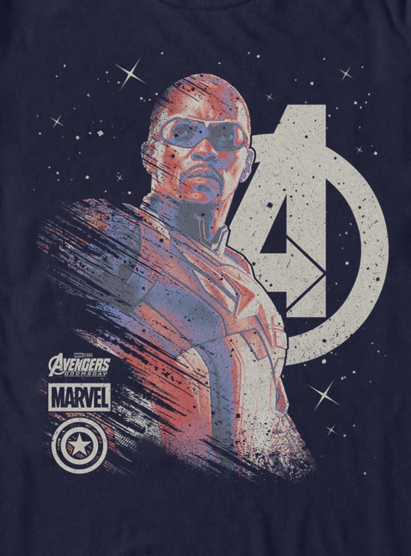 Marvel Avengers Doomsday Sam Captain America T-Shirt BoxLunch Exclusive