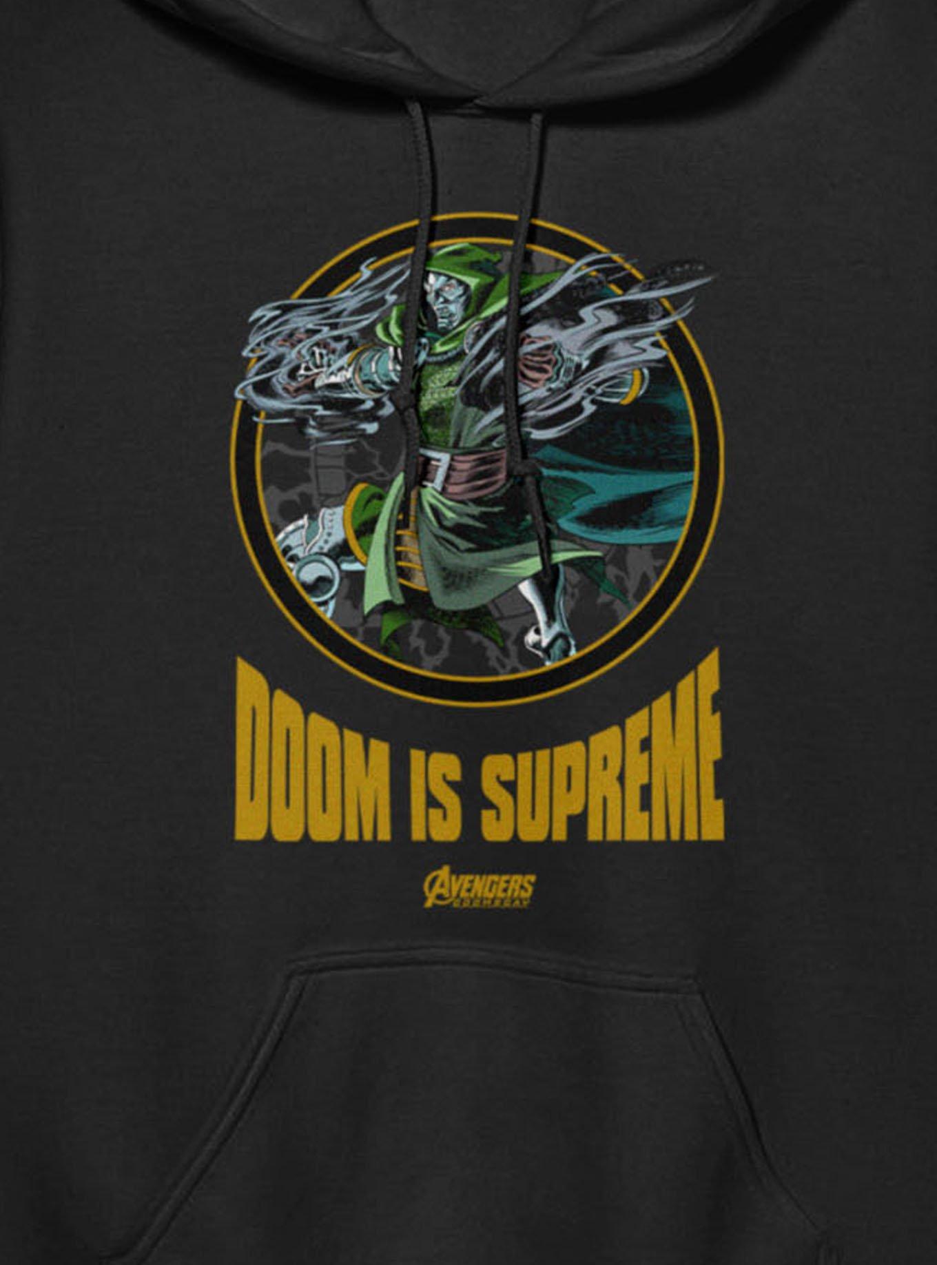 Marvel Avengers Doomsday Doom Is Supreme Circle Of Dr Doom Hoodie BoxLunch Exclusive, , alternate - view 2