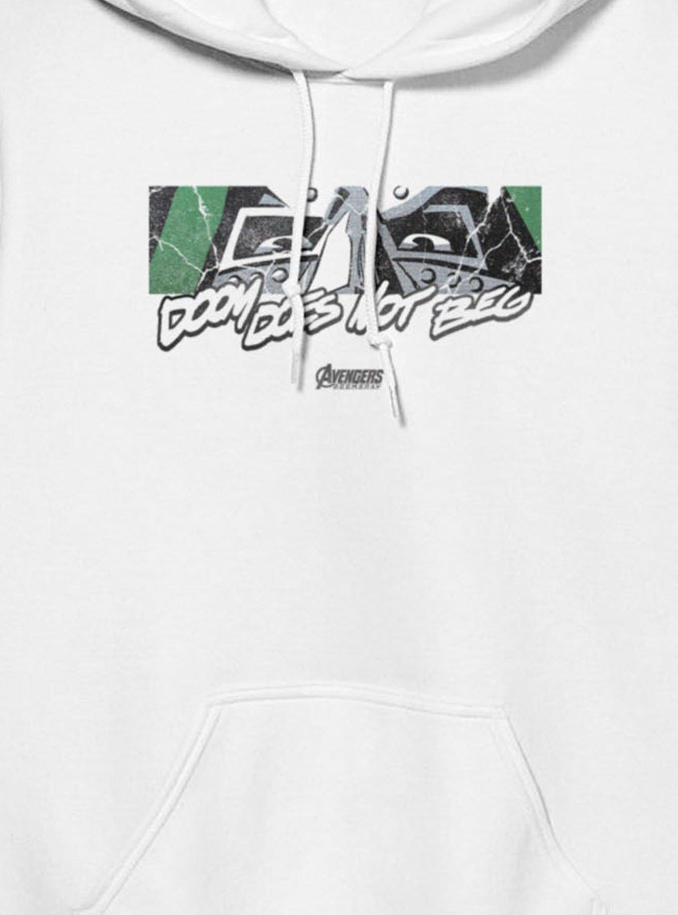 Marvel Avengers Doomsday Eyes Doom Does Not Beg Hoodie BoxLunch Exclusive, , alternate - view 2