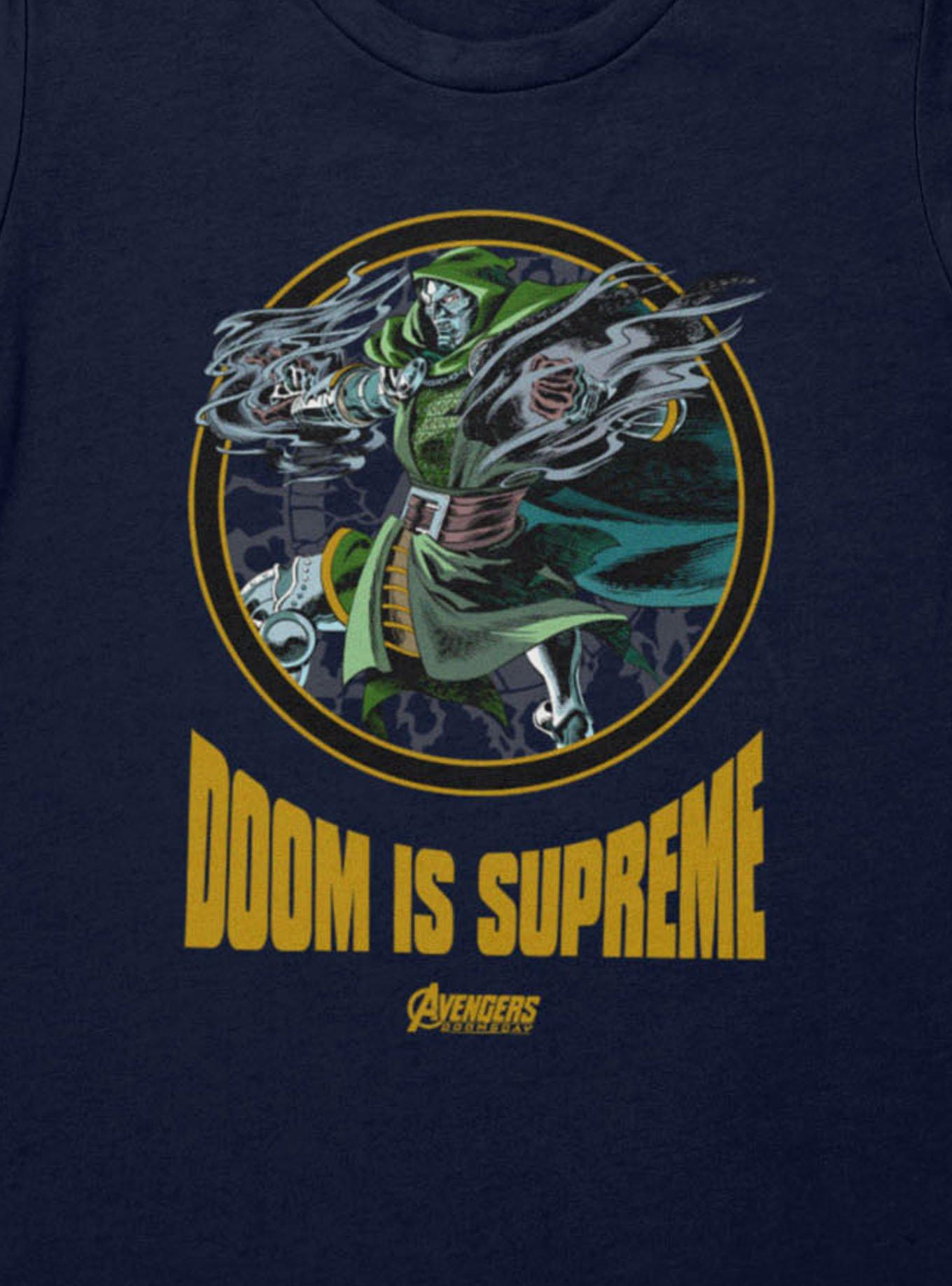 Marvel Avengers Doomsday Doom Is Supreme Circle Of Dr Doom Womens T-Shirt BoxLunch Exclusive, , alternate - view 2