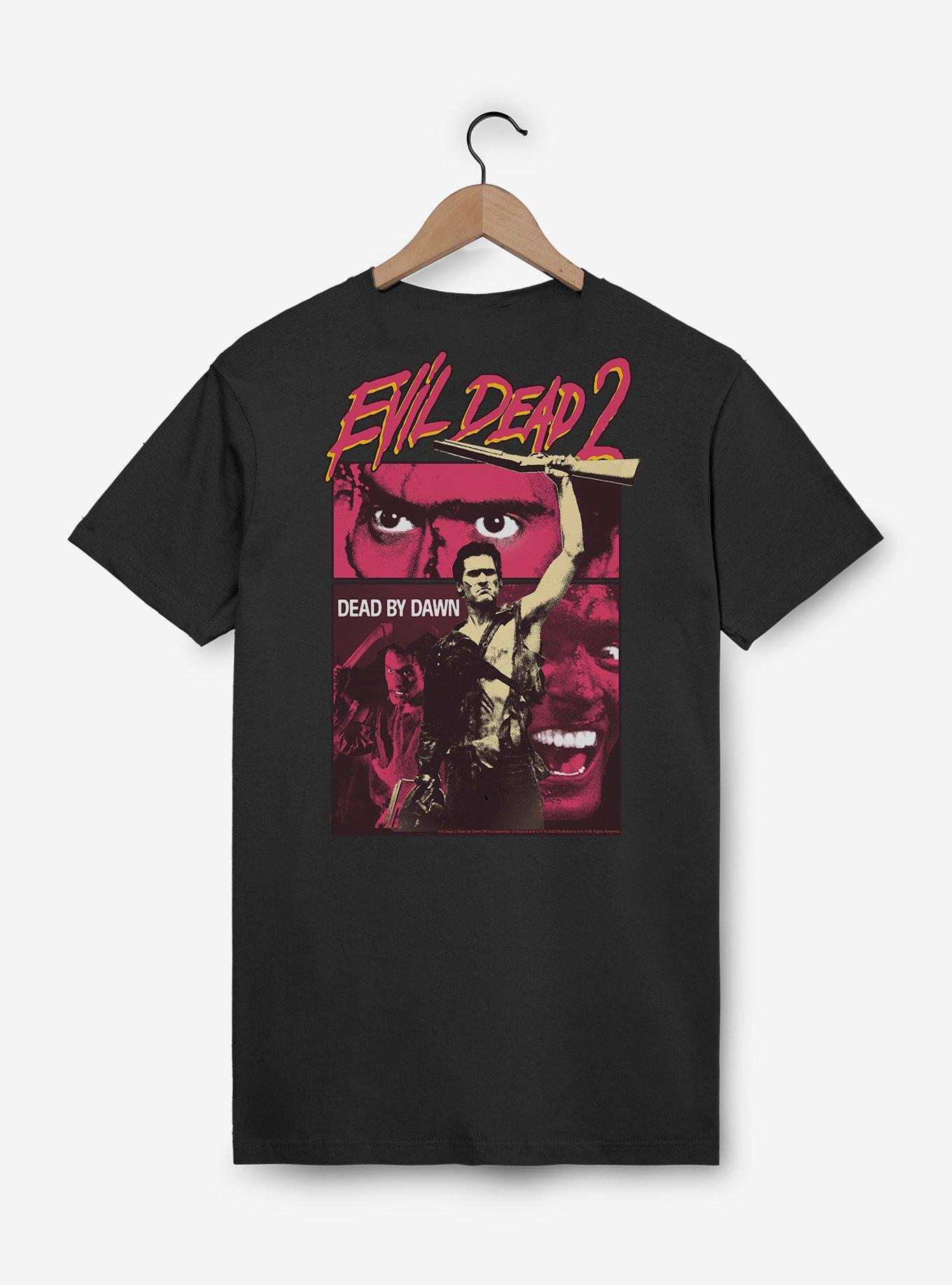 Evil Dead Evil Dead 2 Poster Dead By Dawn T Shirt, BLACK, alternate - view 2