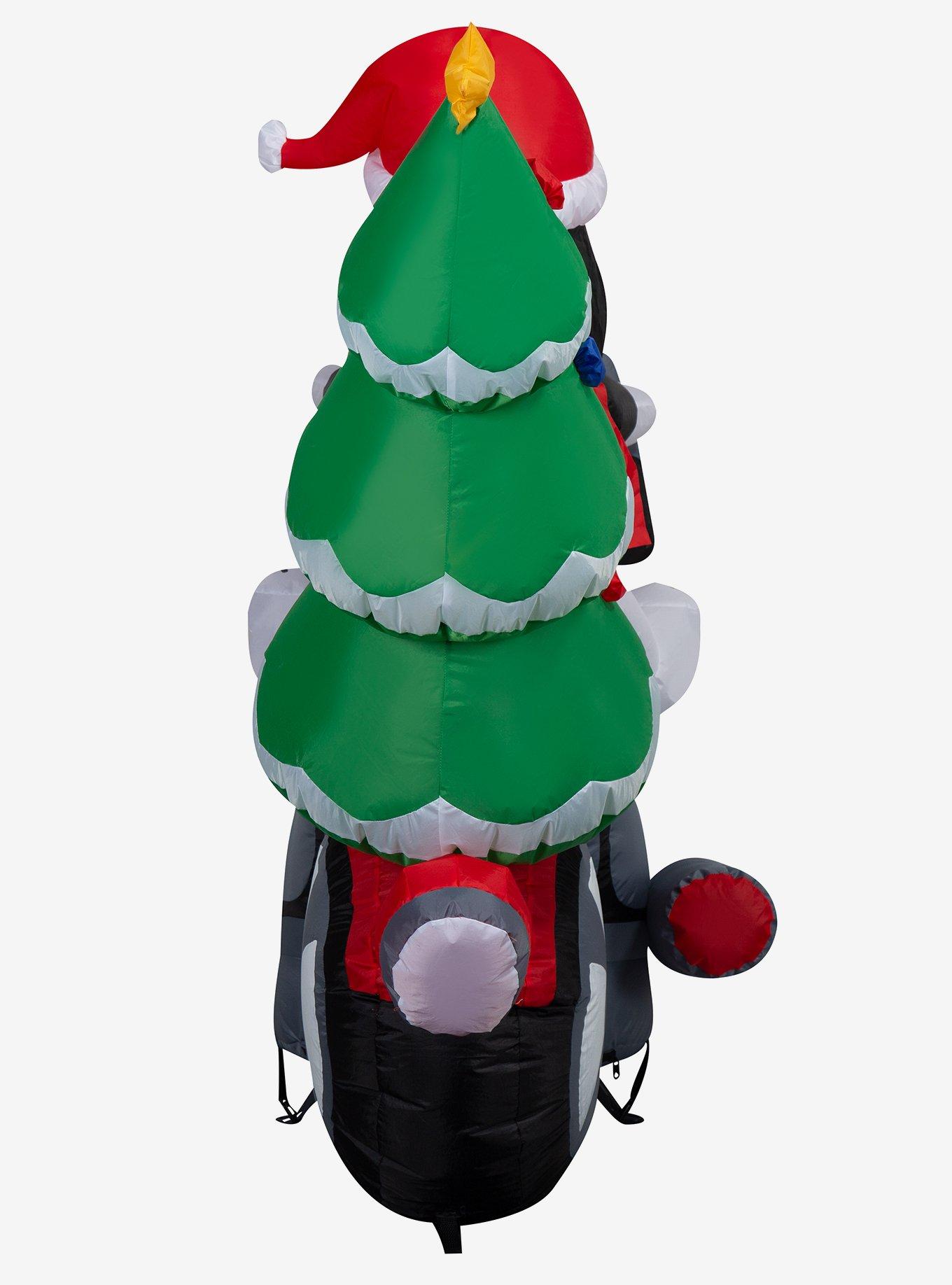 Peanuts Snoopy and Woodstock On Motorcycle with Leds Airblown, , alternate - view 3