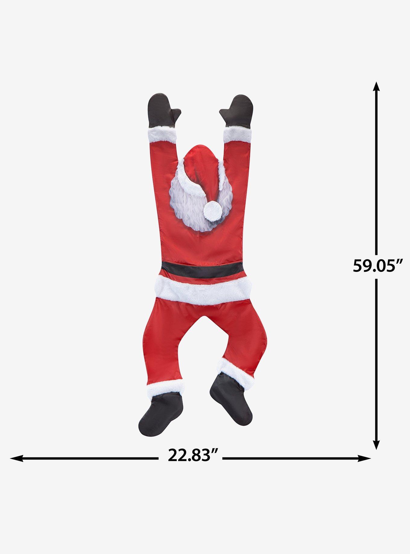 Season's Greeters Realistic Hanging Santa Decor, , alternate - view 4
