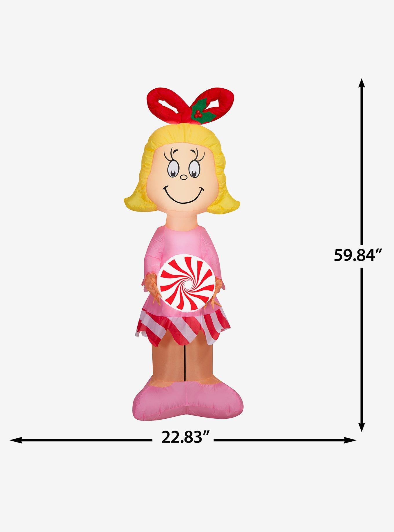 Dr. Seuss How The Grinch Stole Christmas! Cindy Lou Who with Peppermint Airblown, , alternate - view 6