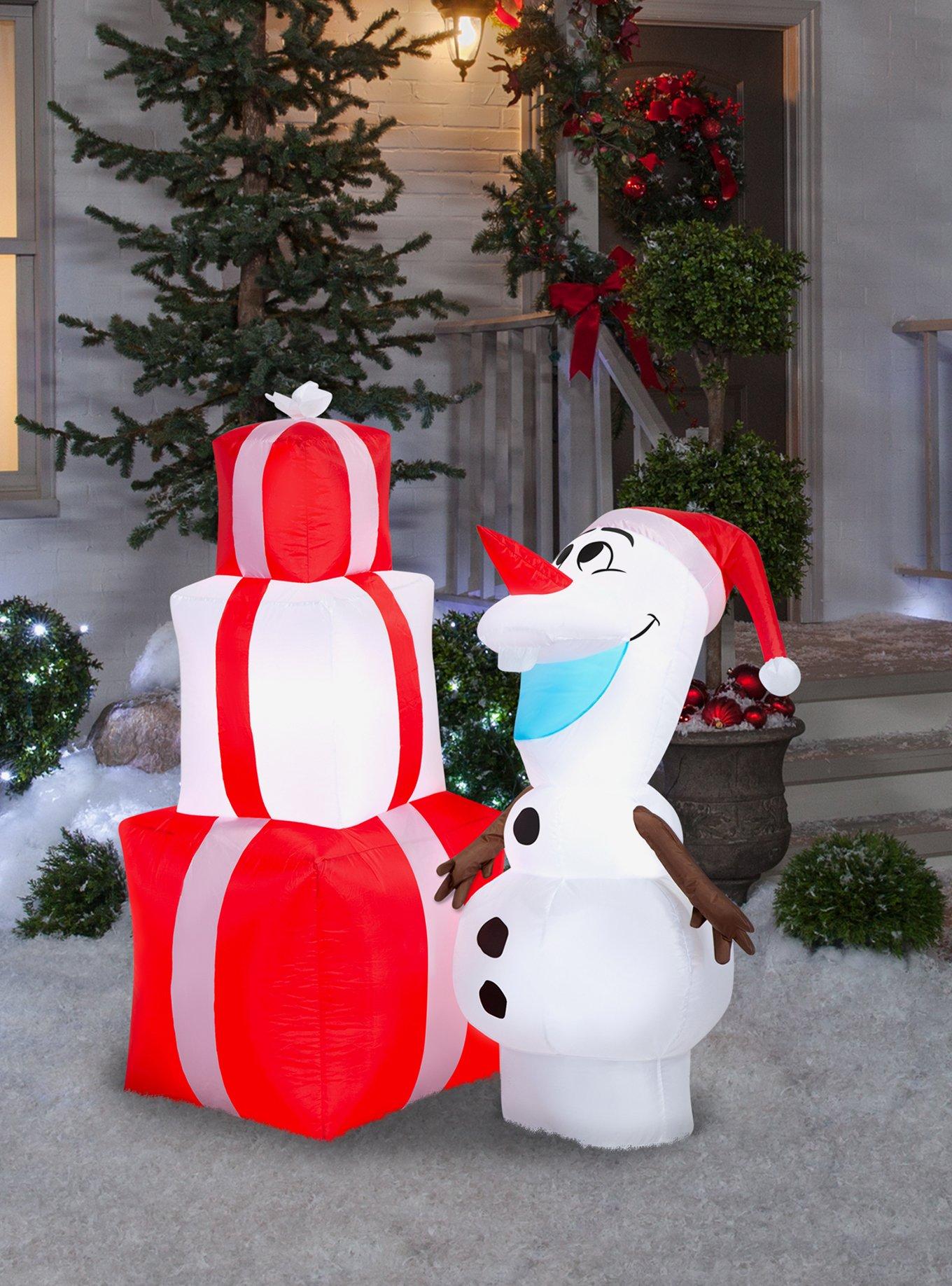 Disney Frozen Olaf with Presents Scene Airblown, , alternate - view 2