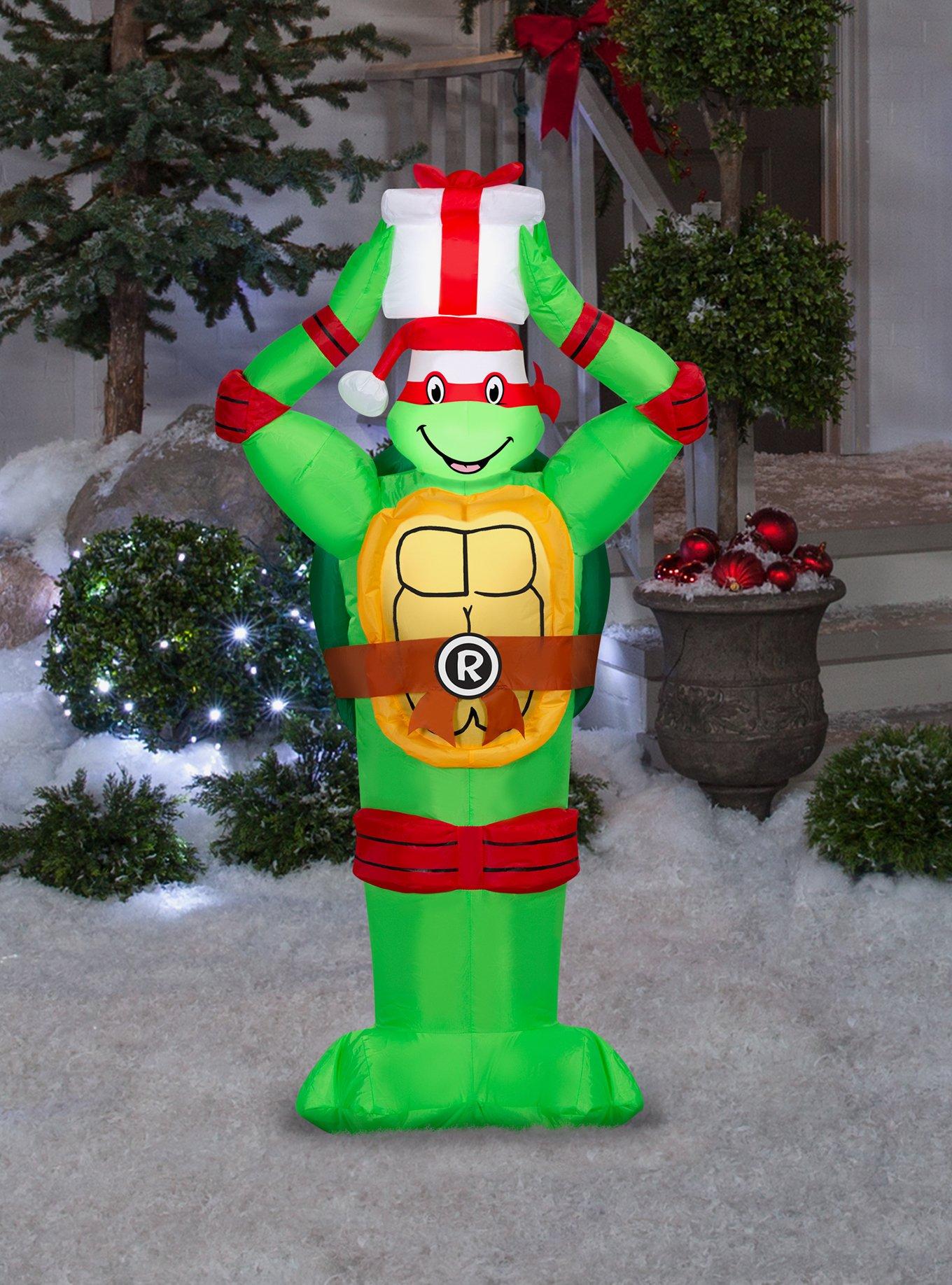Teenage Mutant Ninja Turtles Classic Raphael with Present Airblown, , alternate - view 2